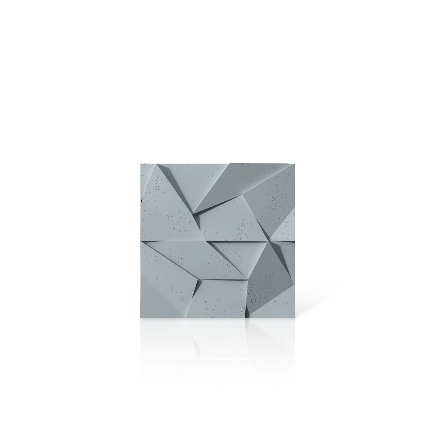 3D Concrete Wall Panels MULTICRYSTAL colour swatch on white background DecorMania UK