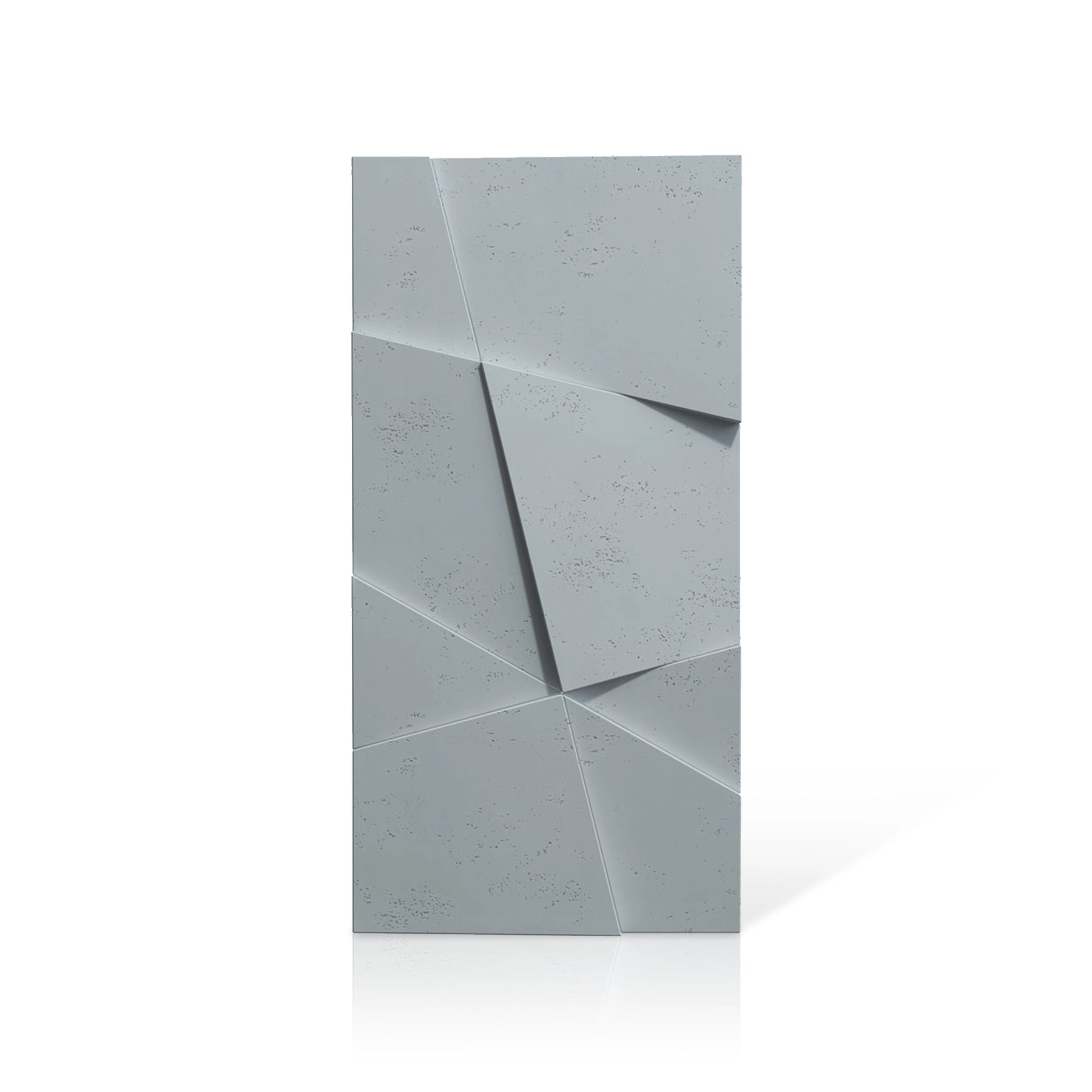 3D Concrete Wall Panels CRYSTAL colour swatch on white background DecorMania UK