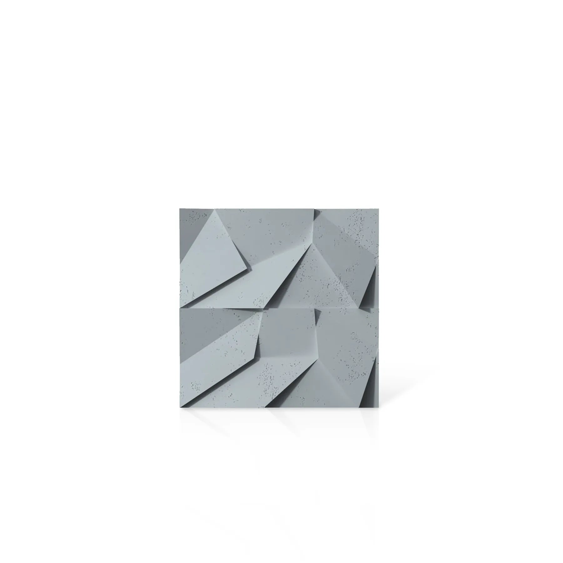 3D Concrete Wall Panels MULTICRYSTAL colour swatch on white background DecorMania UK
