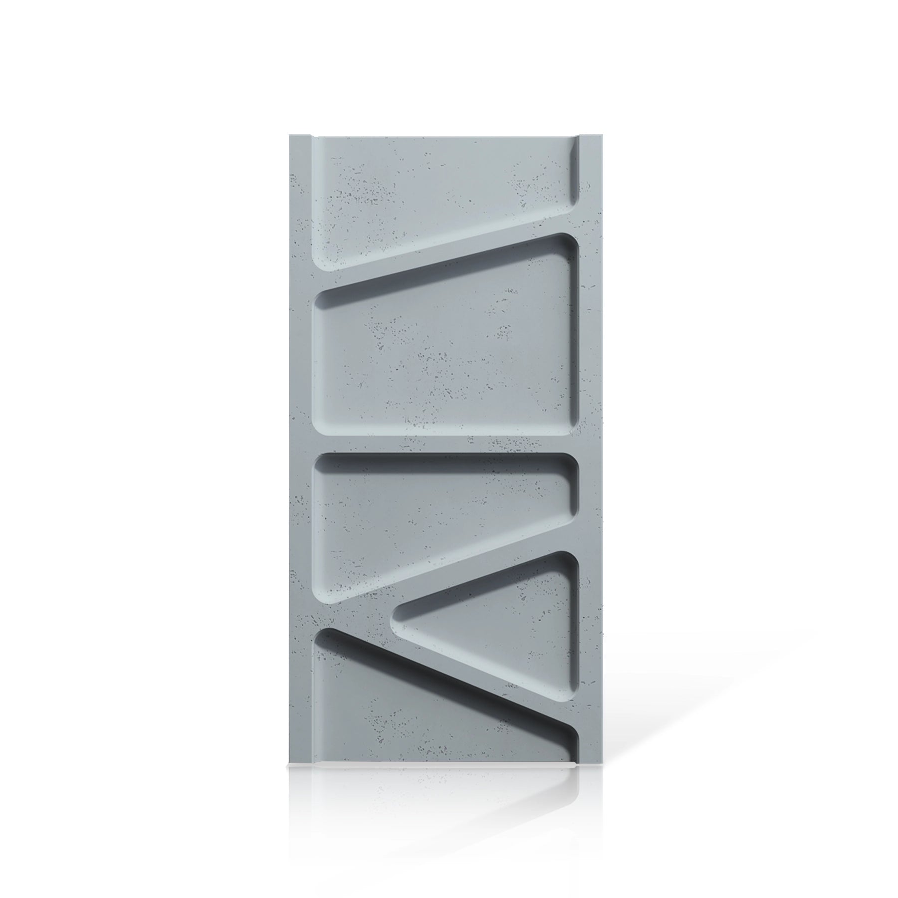 3D Concrete Wall Panels PARALELL colour swatch on white background DecorMania UK