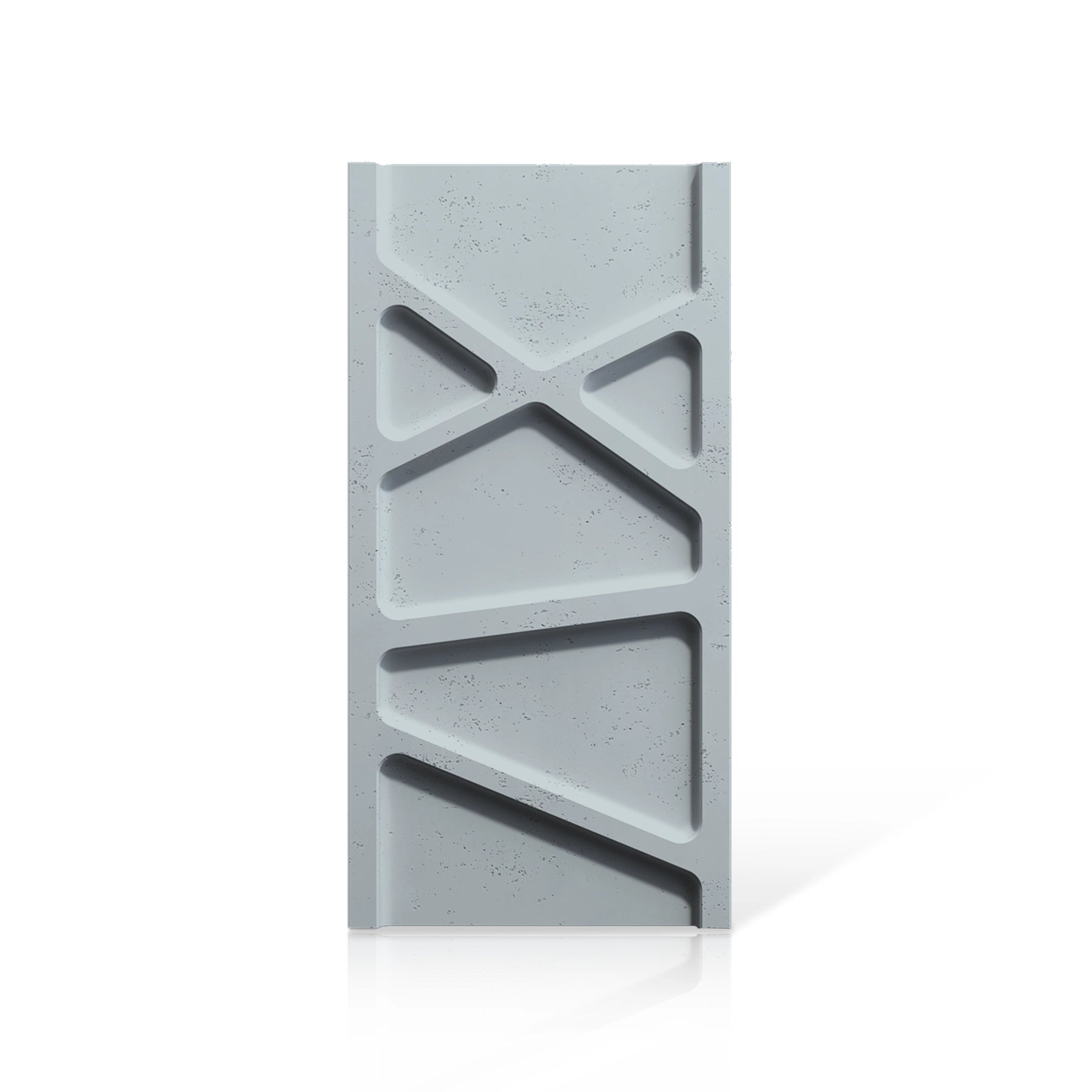 3D Concrete Wall Panels PARALELL colour swatch on white background DecorMania UK