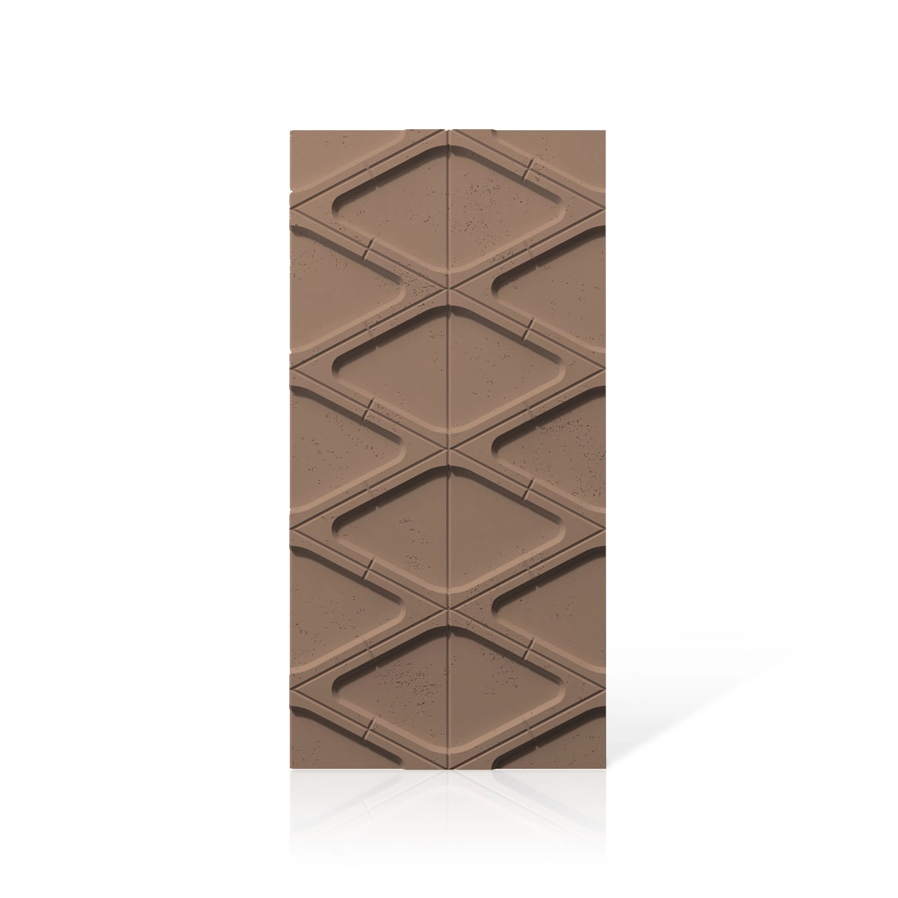 3D Concrete Wall Panels DIAMONDS colour swatch on white background DecorMania UK