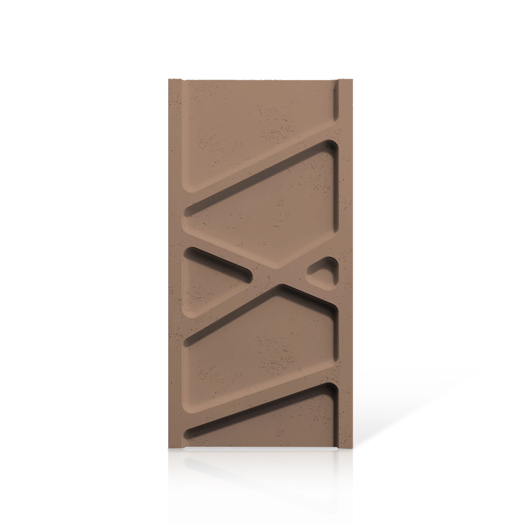 3D Concrete Wall Panels PARALELL colour swatch on white background DecorMania UK