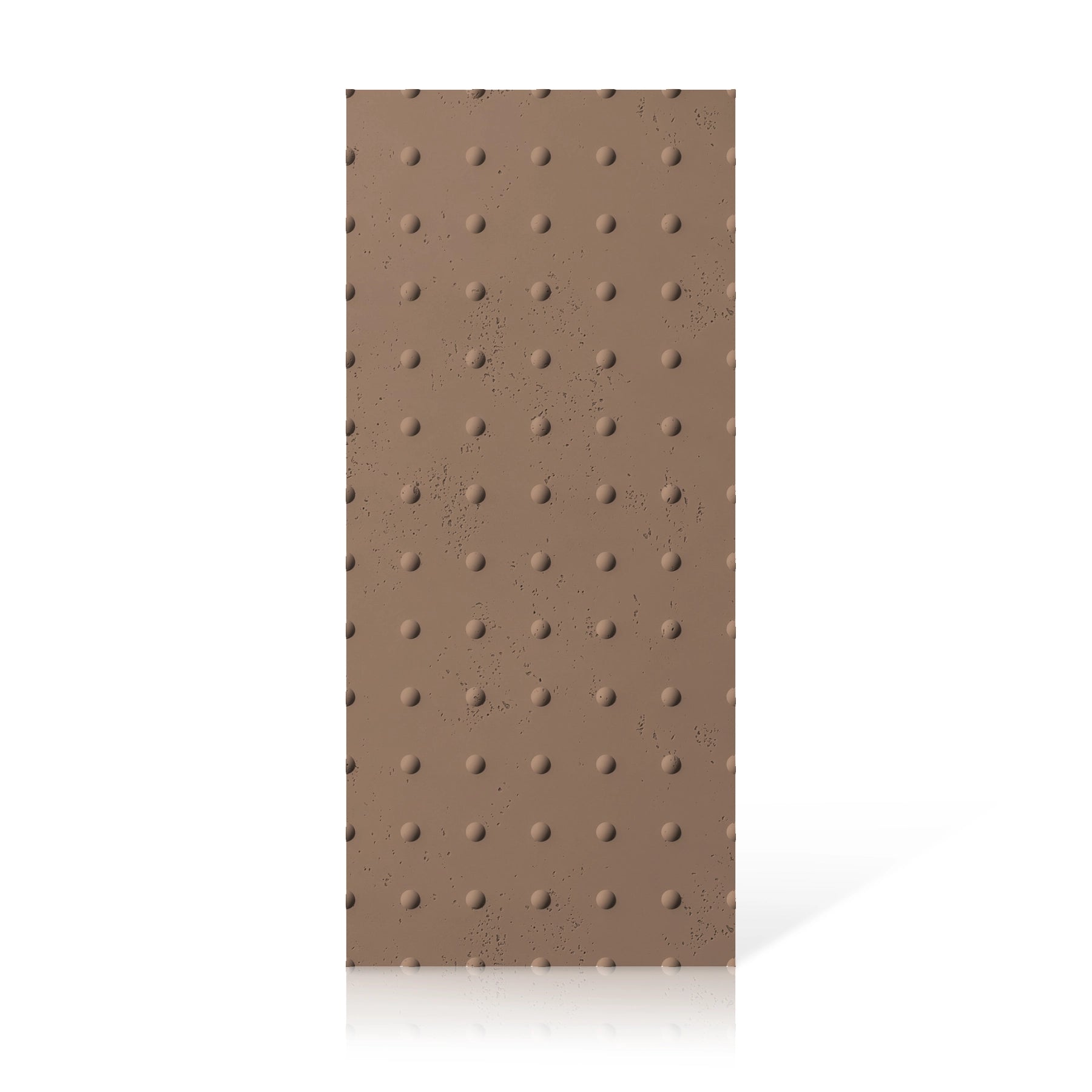 3D Concrete Wall Panels STEEL DOTS colour swatch on white background DecorMania UK