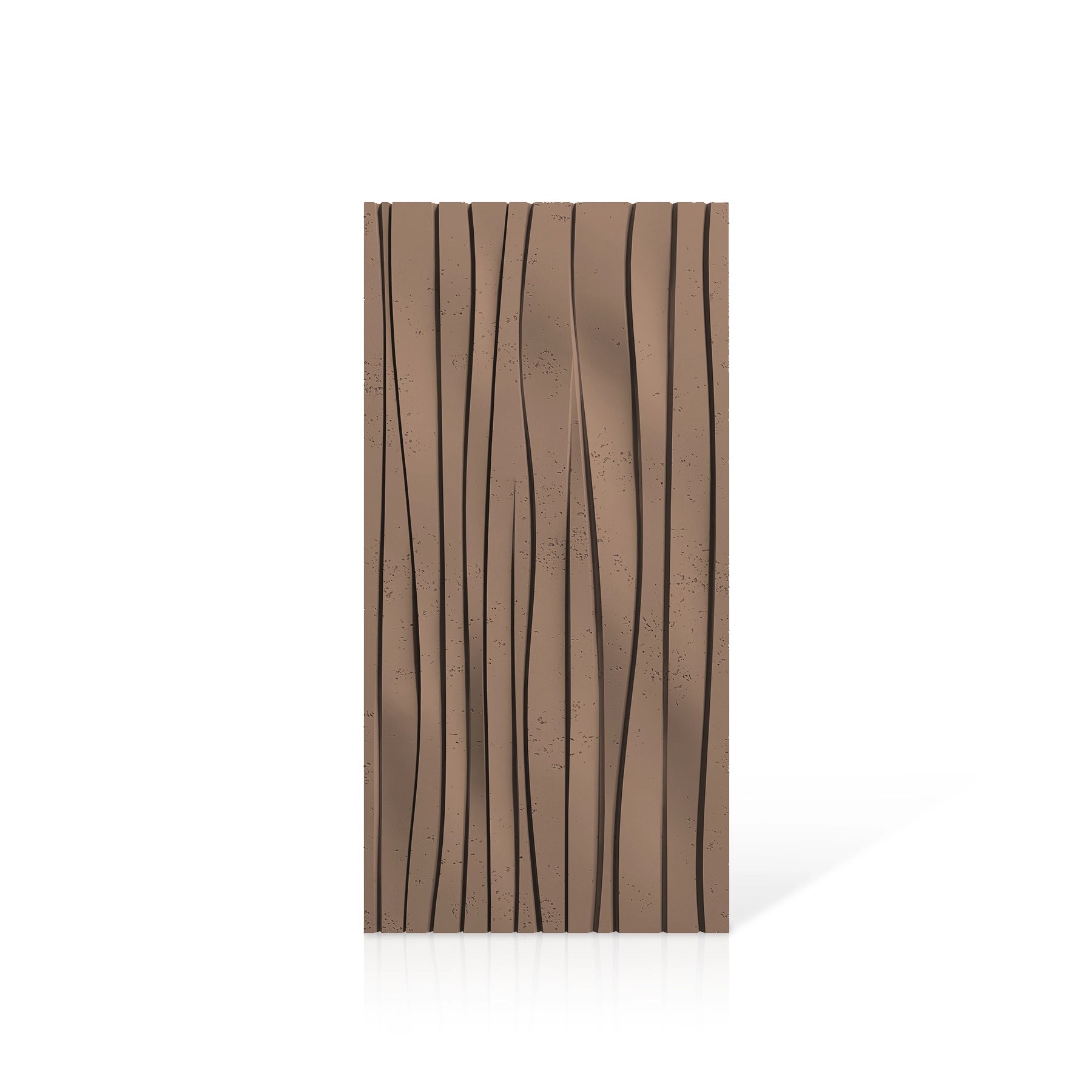 3D Concrete Wall Panels WAVES colour swatch on white background DecorMania UK