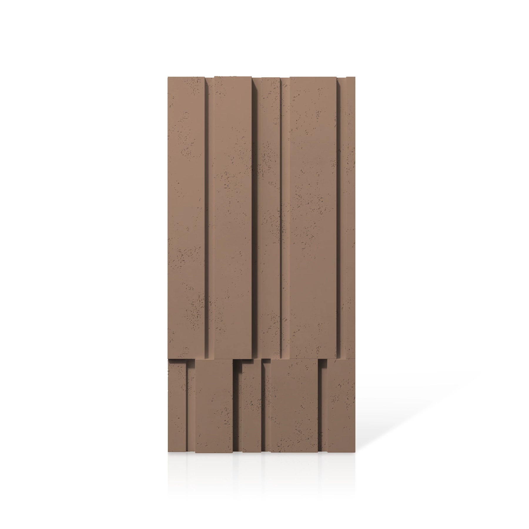 3D Concrete Wall Panels ROOFTOPS colour swatch on white background DecorMania UK