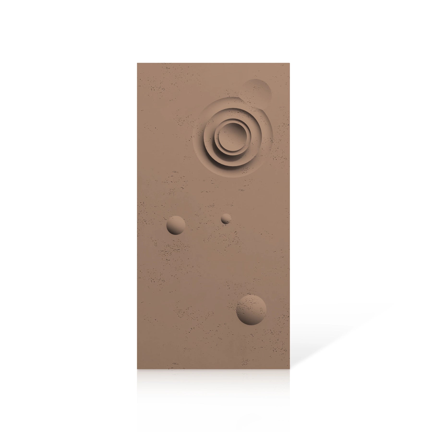 3D Concrete Wall Panels MOONS Models A&B colour swatch on white background DecorMania UK