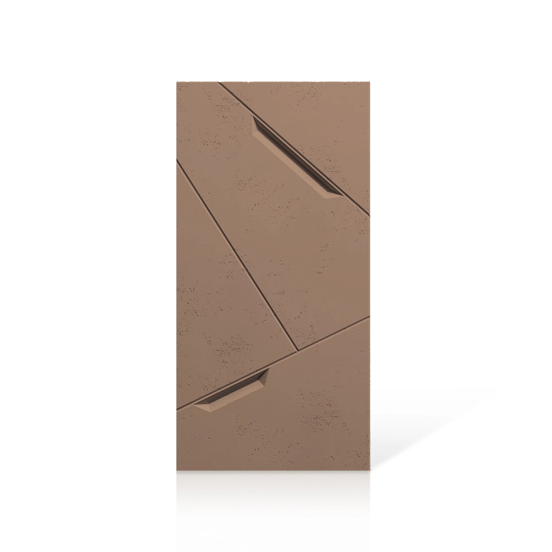 3D Concrete Wall Panels STOWAWAY colour swatch on white background DecorMania UK