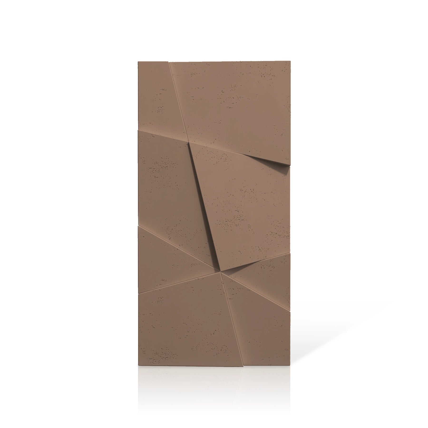 3D Concrete Wall Panels CRYSTAL colour swatch on white background DecorMania UK