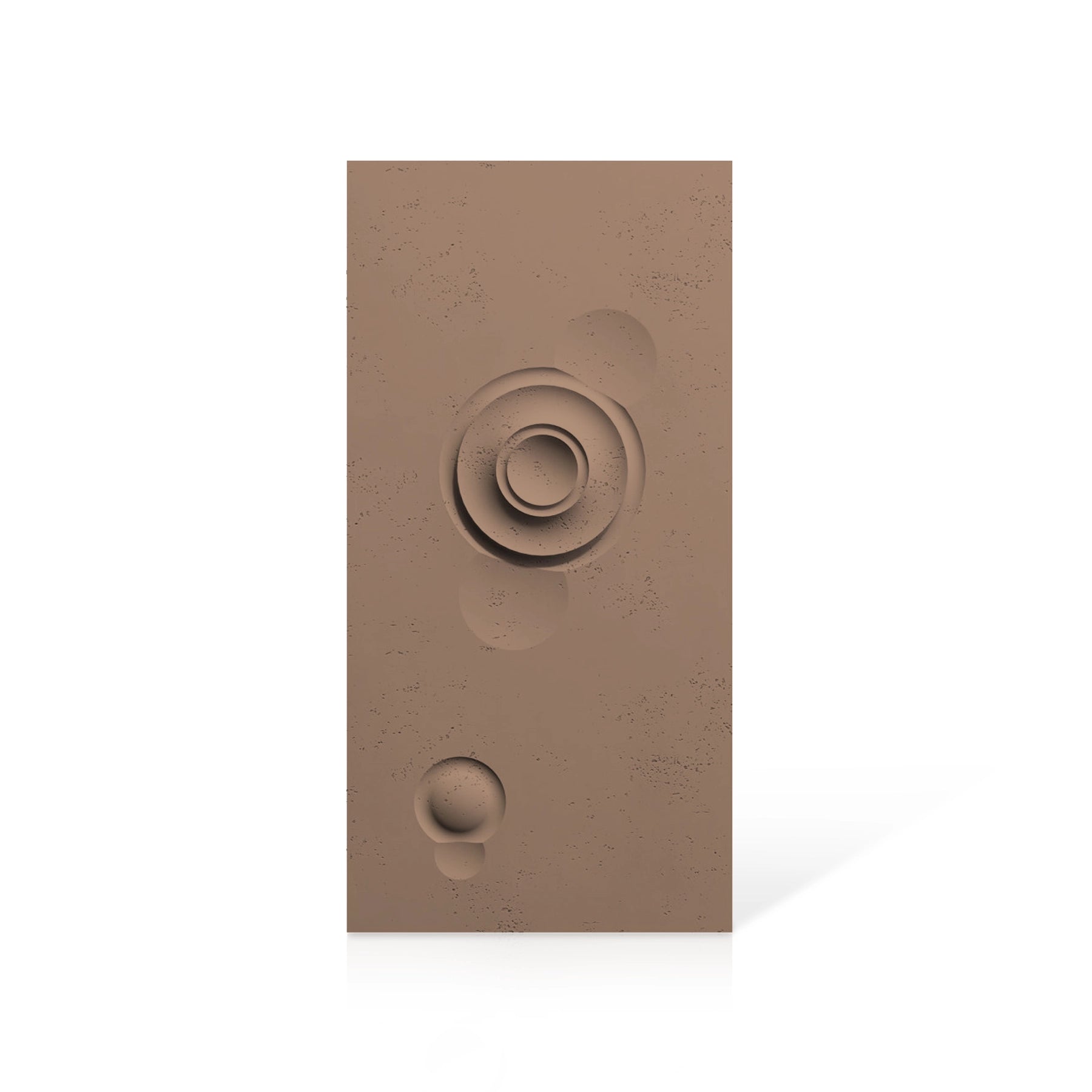 3D Concrete Wall Panels MOONS Models A&B colour swatch on white background DecorMania UK