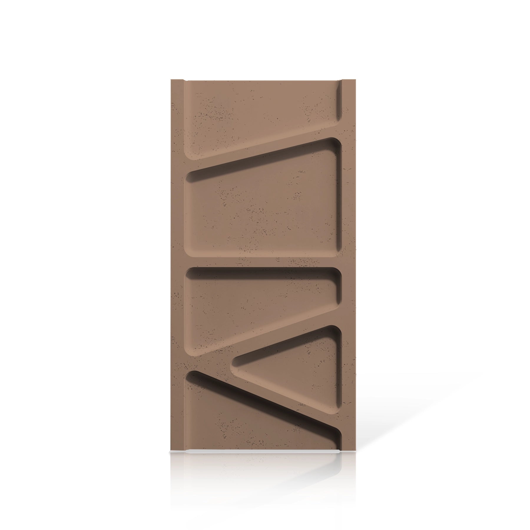 3D Concrete Wall Panels PARALELL colour swatch on white background DecorMania UK