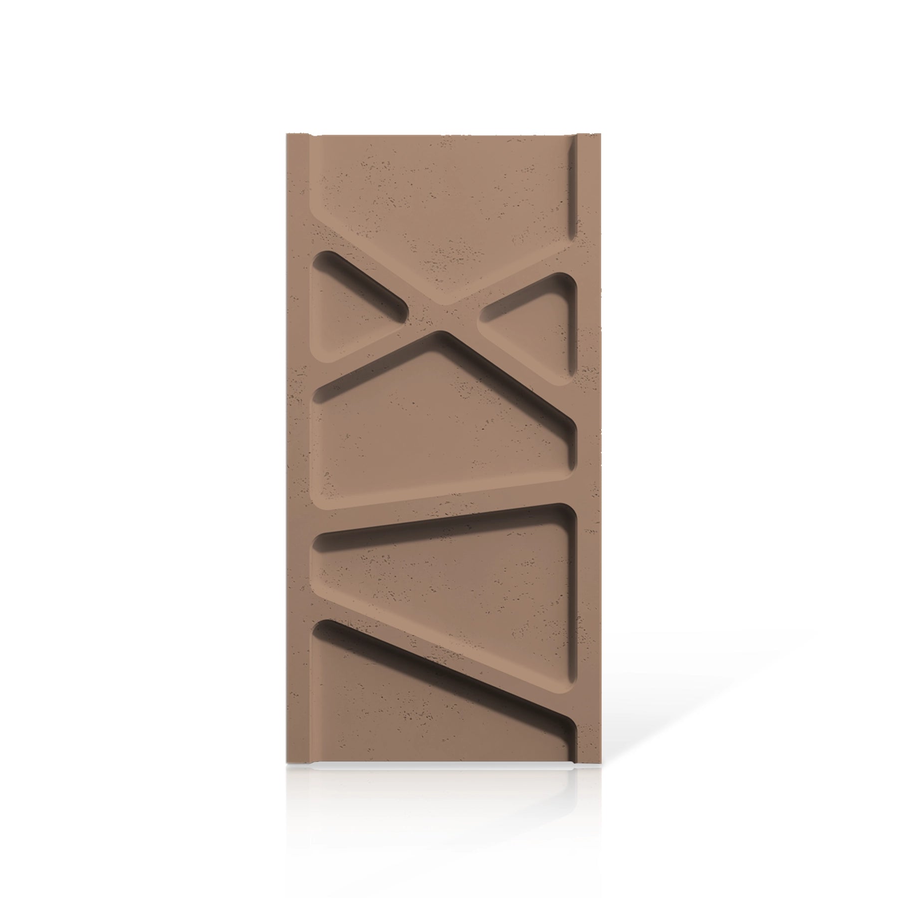 3D Concrete Wall Panels PARALELL colour swatch on white background DecorMania UK