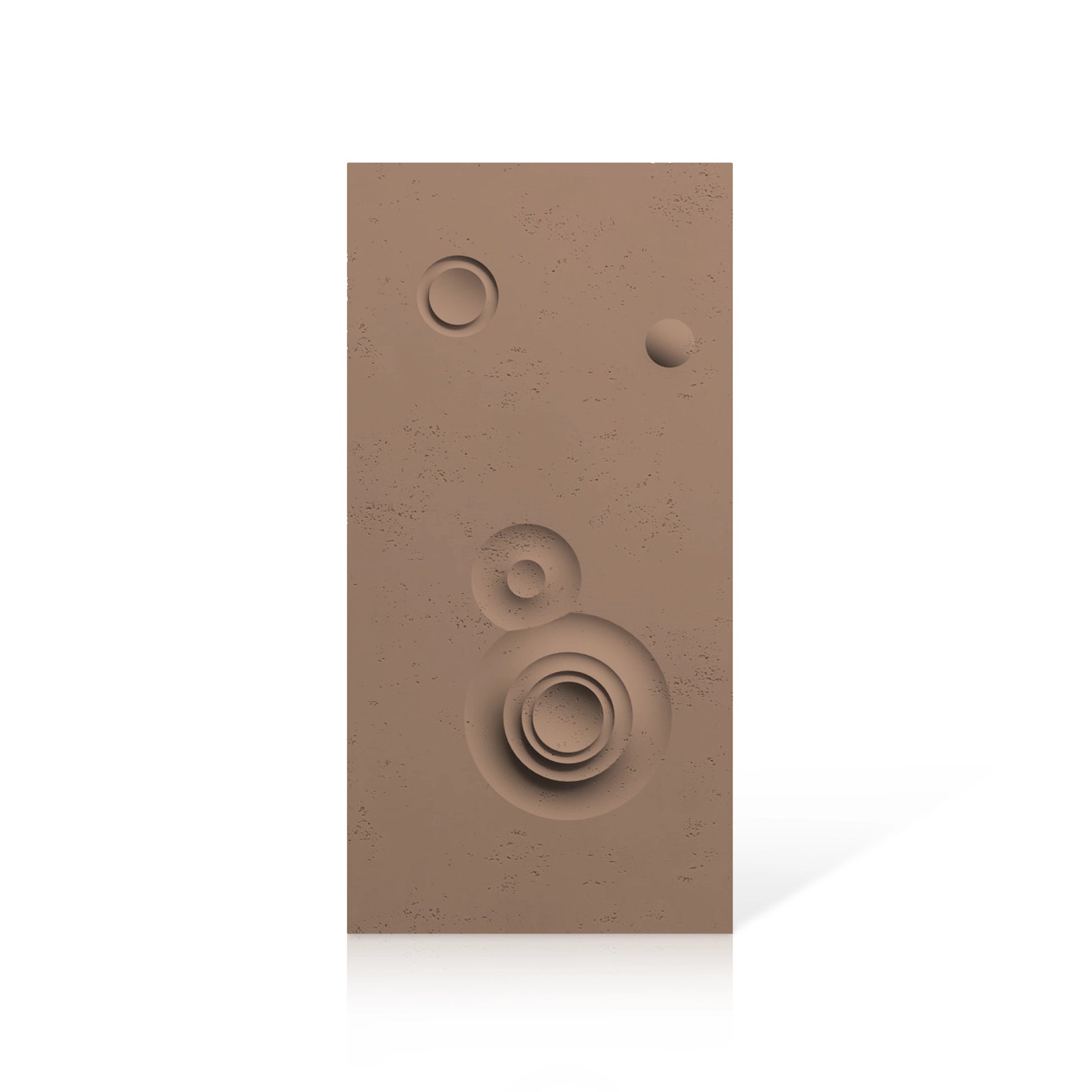 3D Concrete Wall Panels MOONS Models C&D colour swatch on white background DecorMania UK