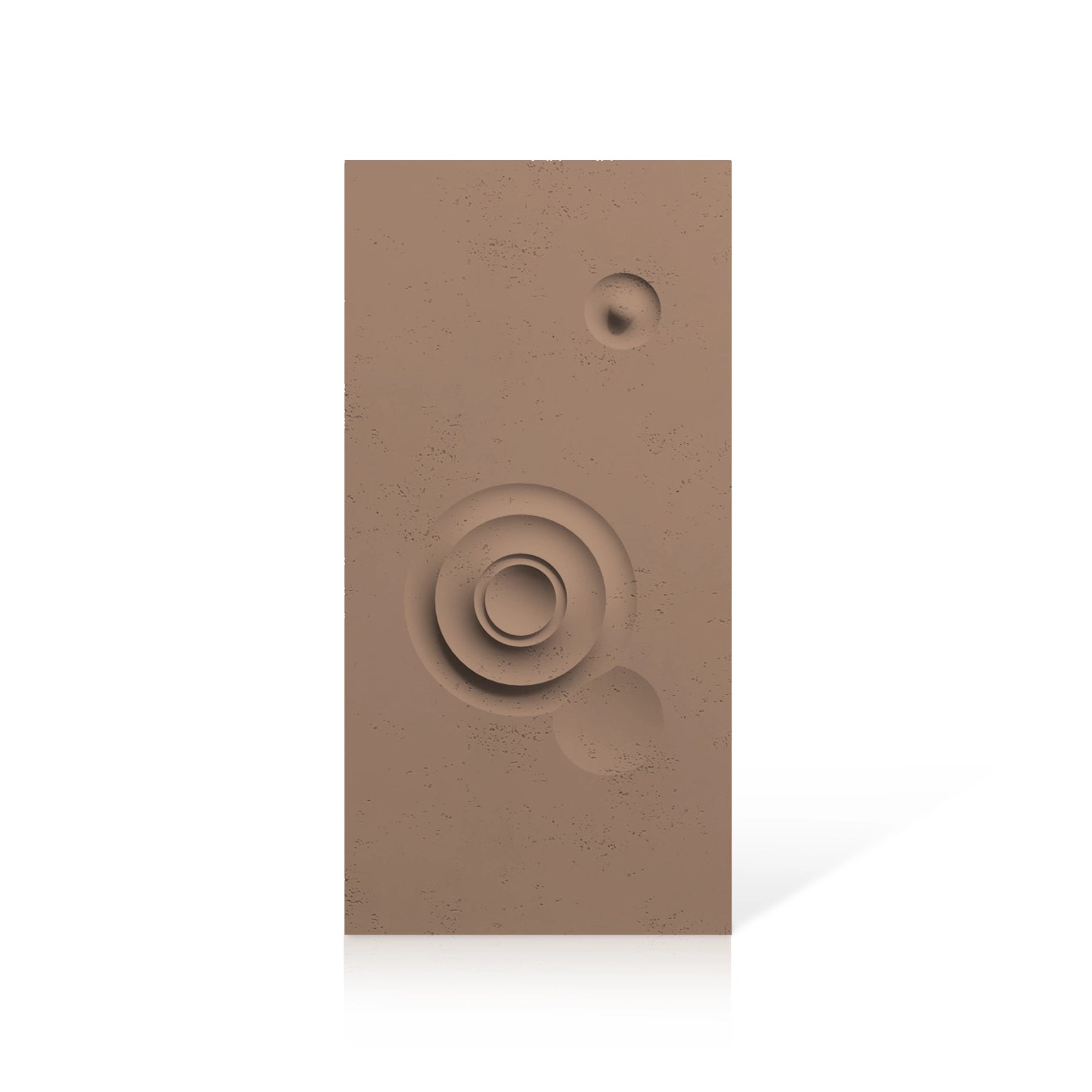 3D Concrete Wall Panels MOONS Models C&D colour swatch on white background DecorMania UK