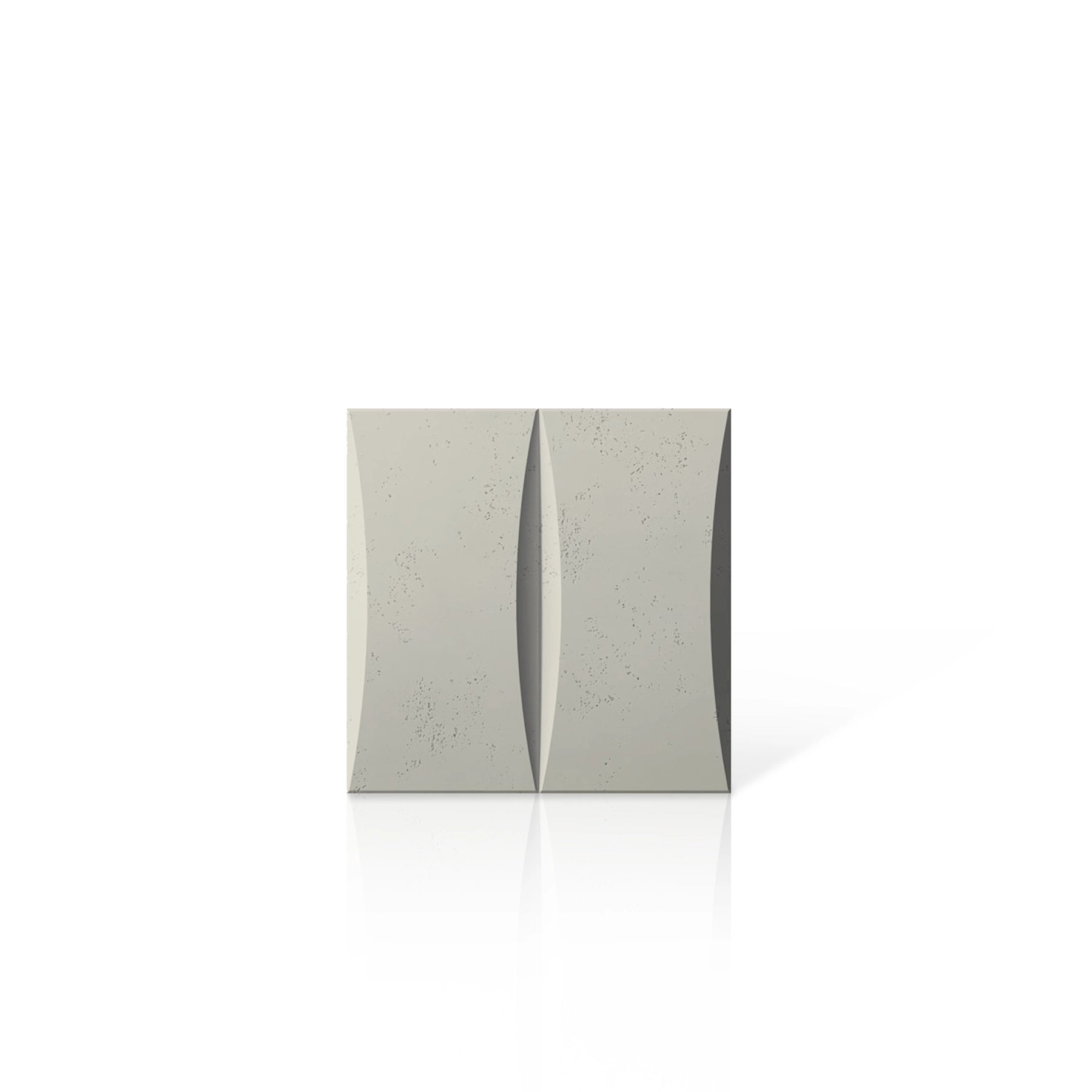 3D Concrete Wall Panels BLOCK colour swatch on white background DecorMania UK