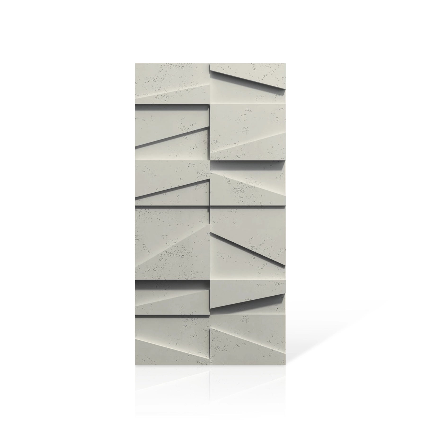 3D Concrete Wall Panels MULTI BOOKCASE colour swatch on white background DecorMania UK