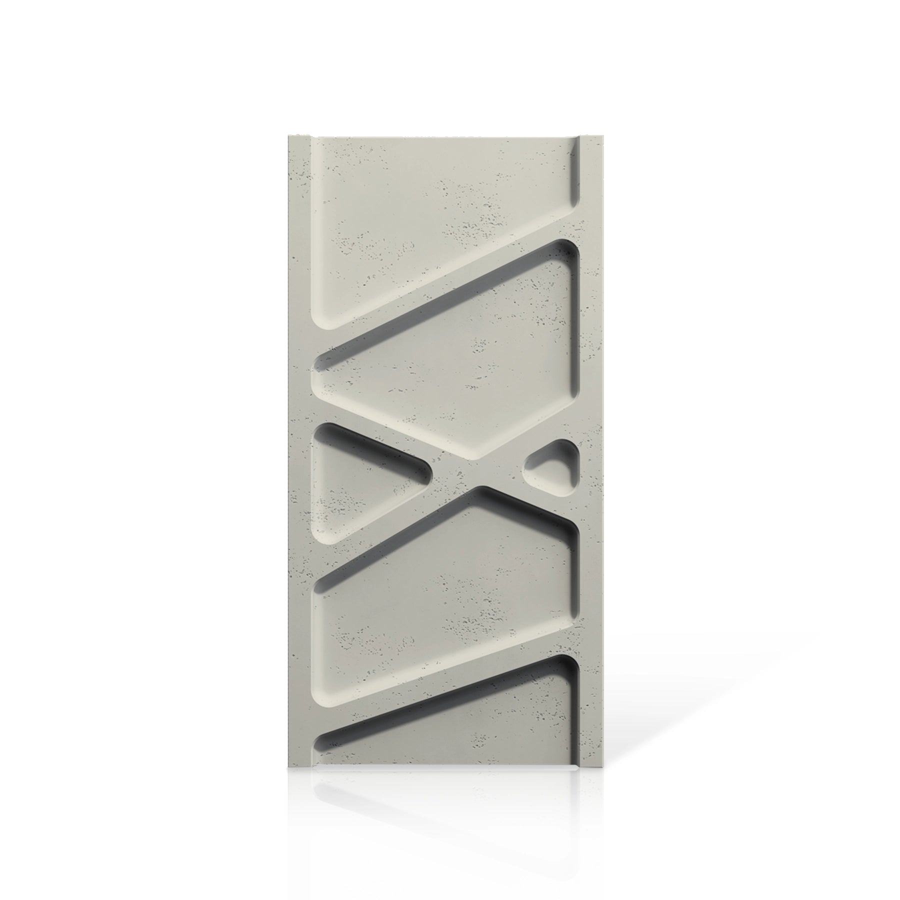 3D Concrete Wall Panels PARALELL colour swatch on white background DecorMania UK