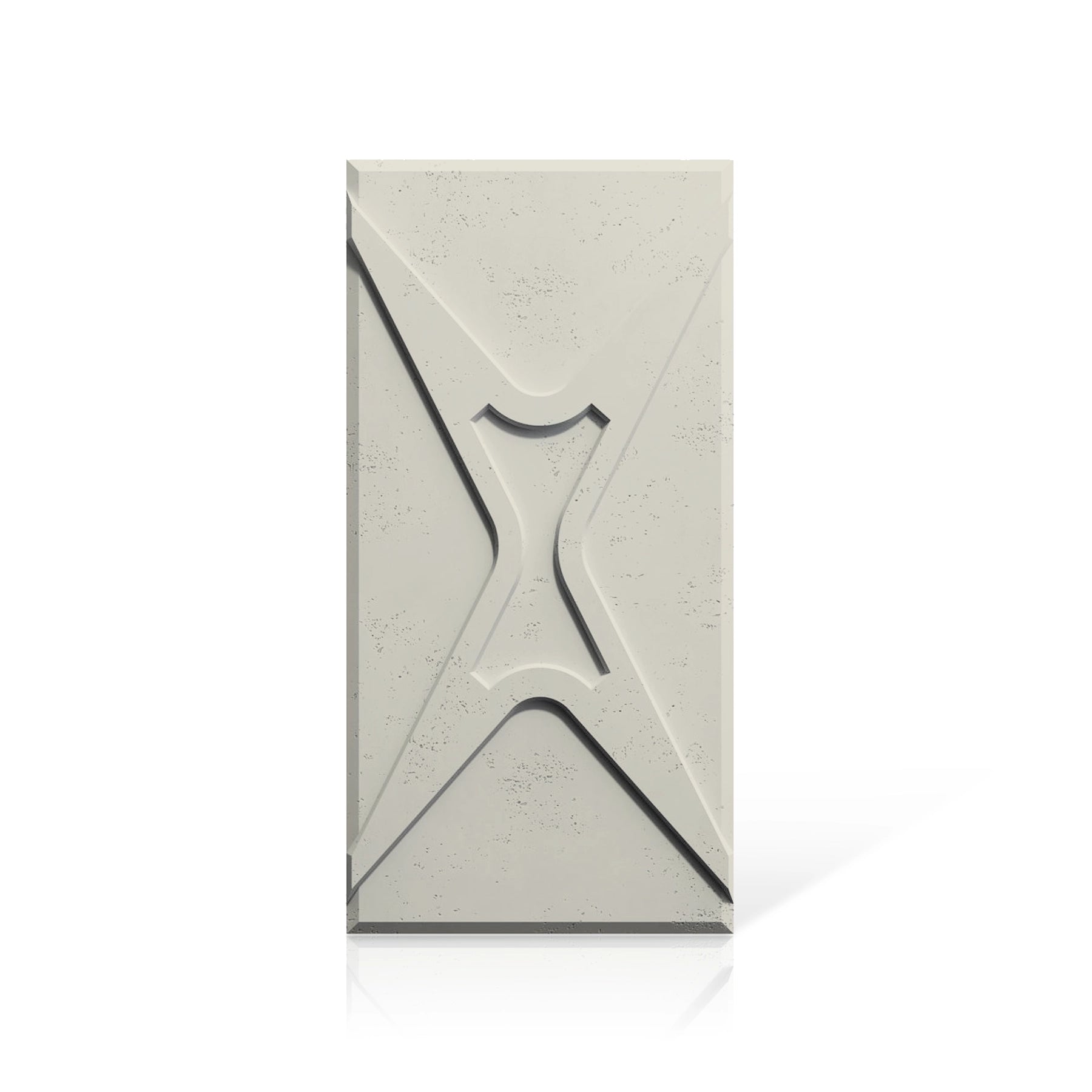 3D Concrete Wall Panels STARS colour swatch on white background DecorMania UK