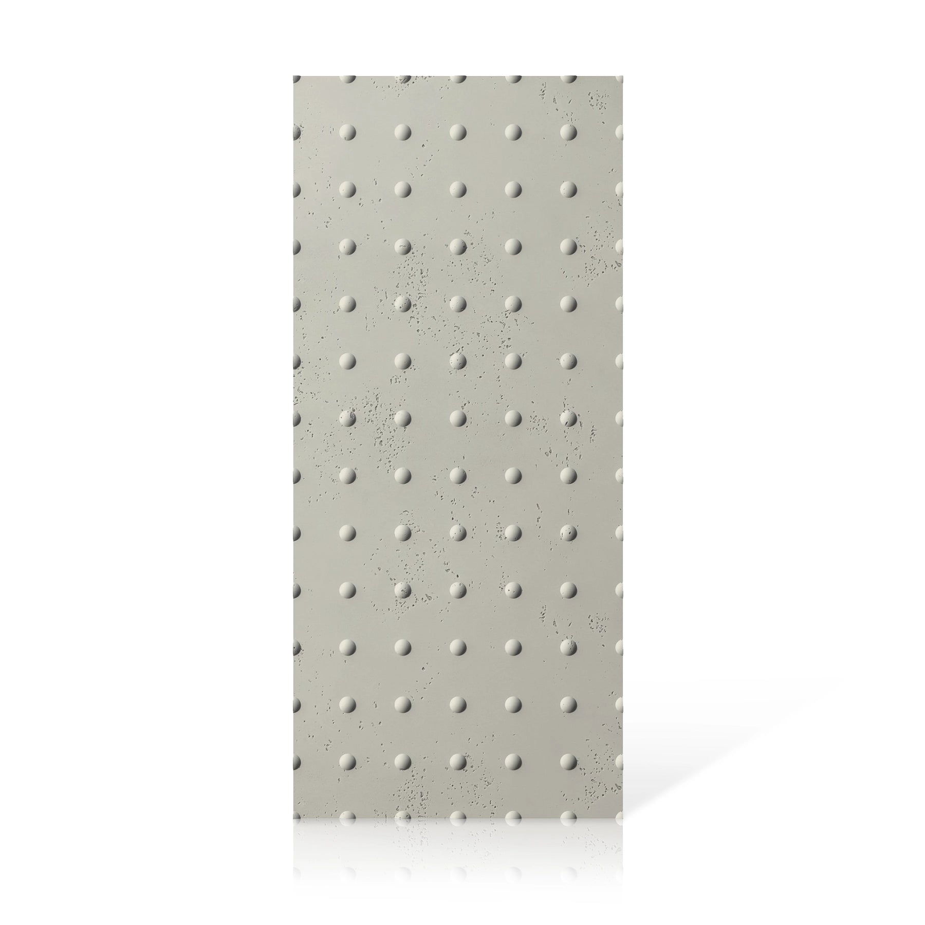3D Concrete Wall Panels STEEL DOTS colour swatch on white background DecorMania UK