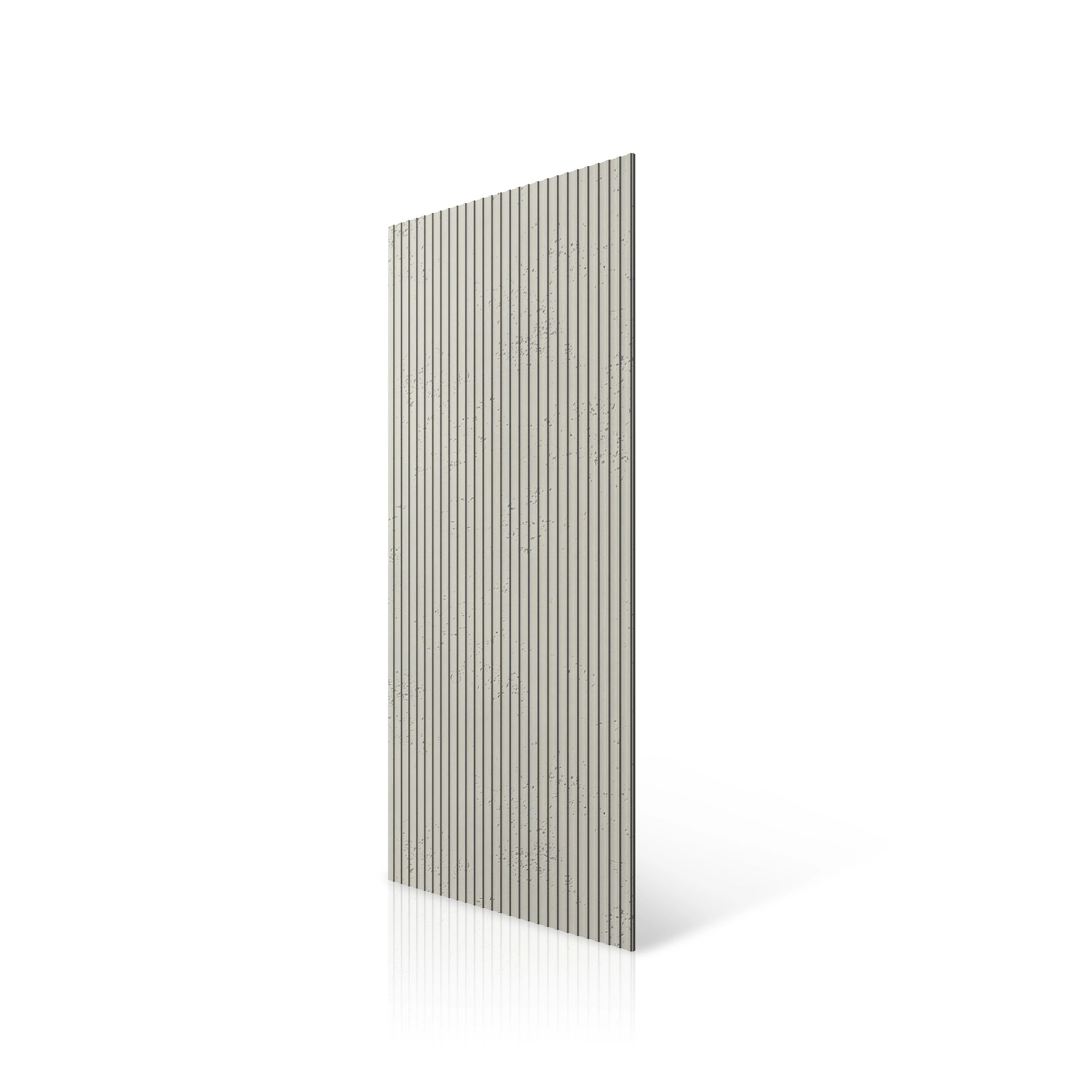 3D Concrete Wall Panels GROOVE colour swatch on white background DecorMania UK