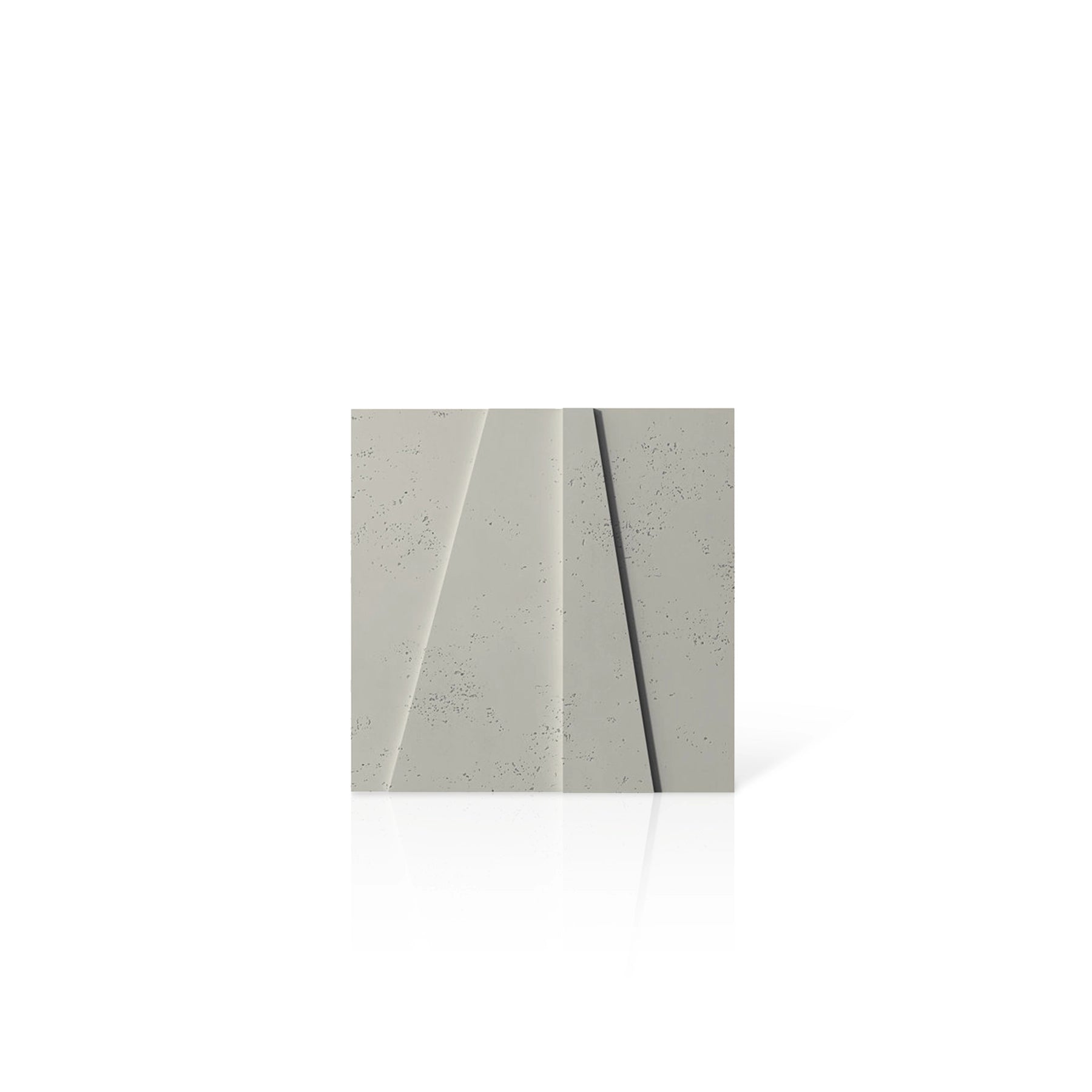 3D Concrete Wall Panels BOOKCASE colour swatch on white background DecorMania UK