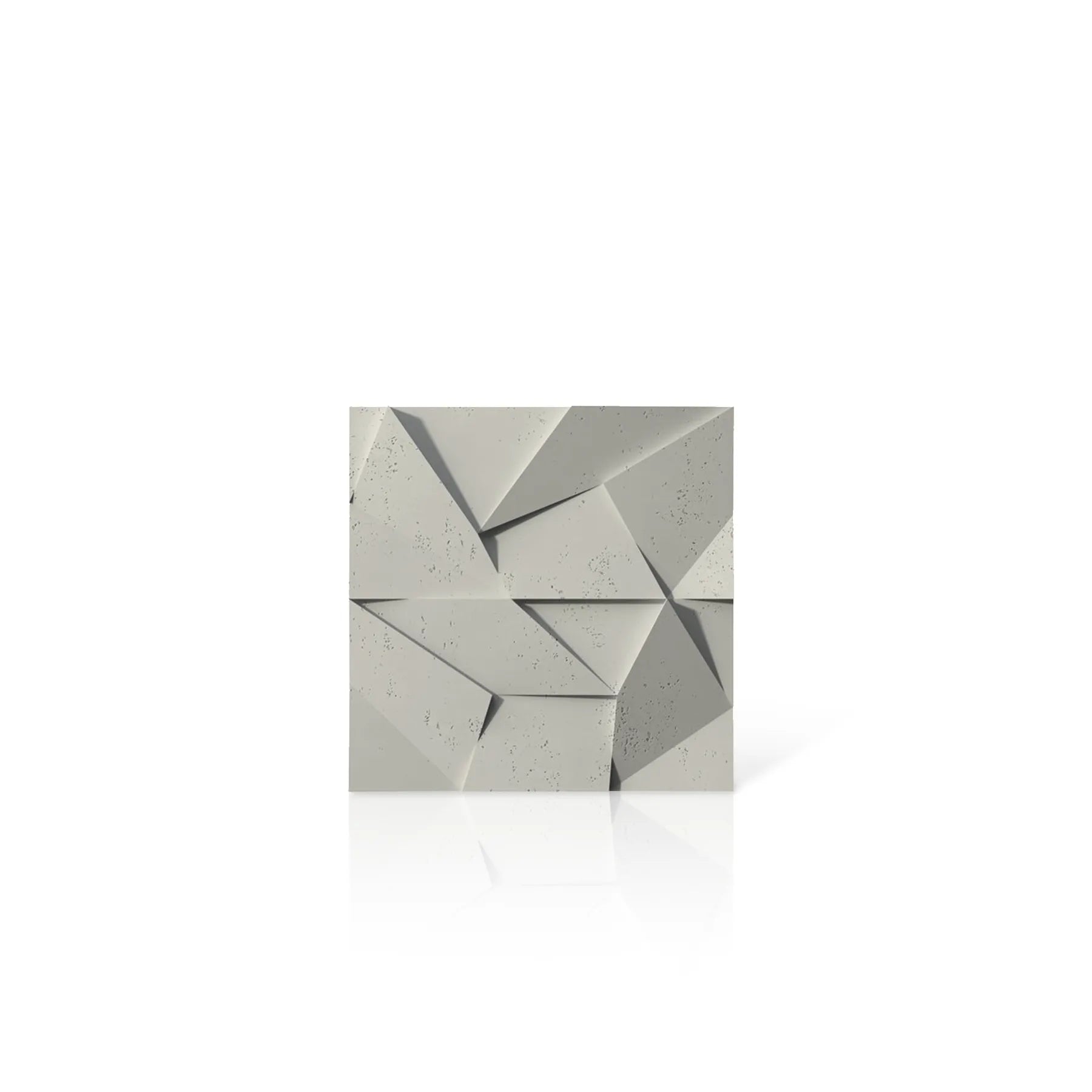 3D Concrete Wall Panels MULTICRYSTAL colour swatch on white background DecorMania UK