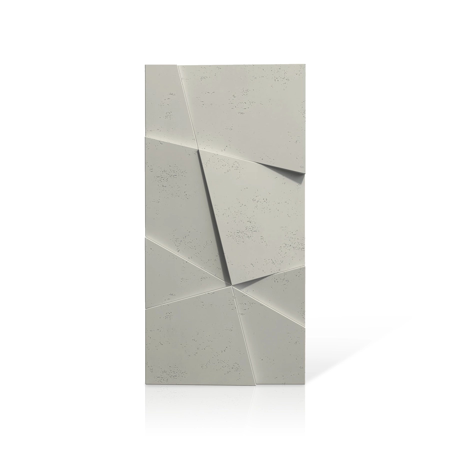 3D Concrete Wall Panels CRYSTAL colour swatch on white background DecorMania UK