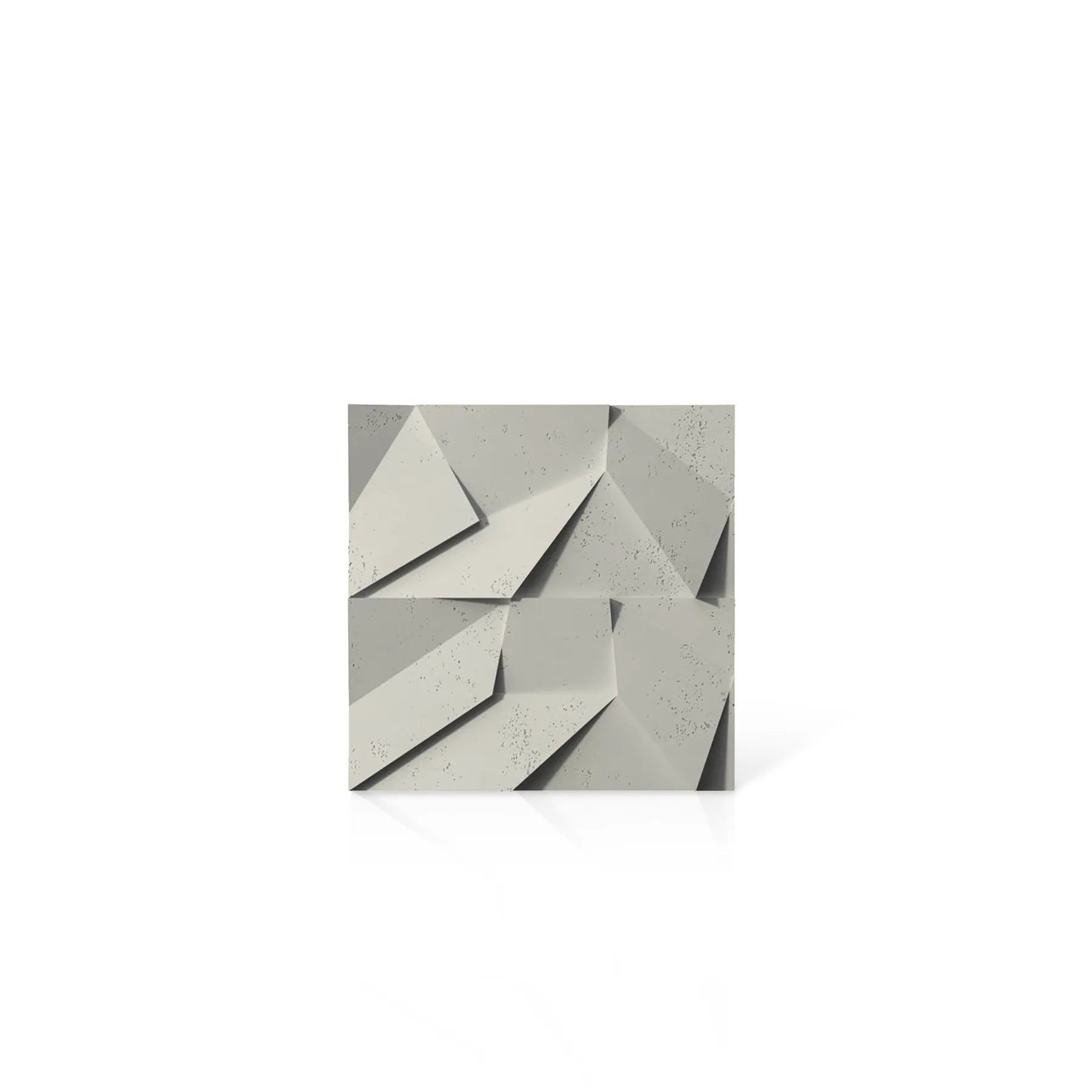 3D Concrete Wall Panels MULTICRYSTAL colour swatch on white background DecorMania UK