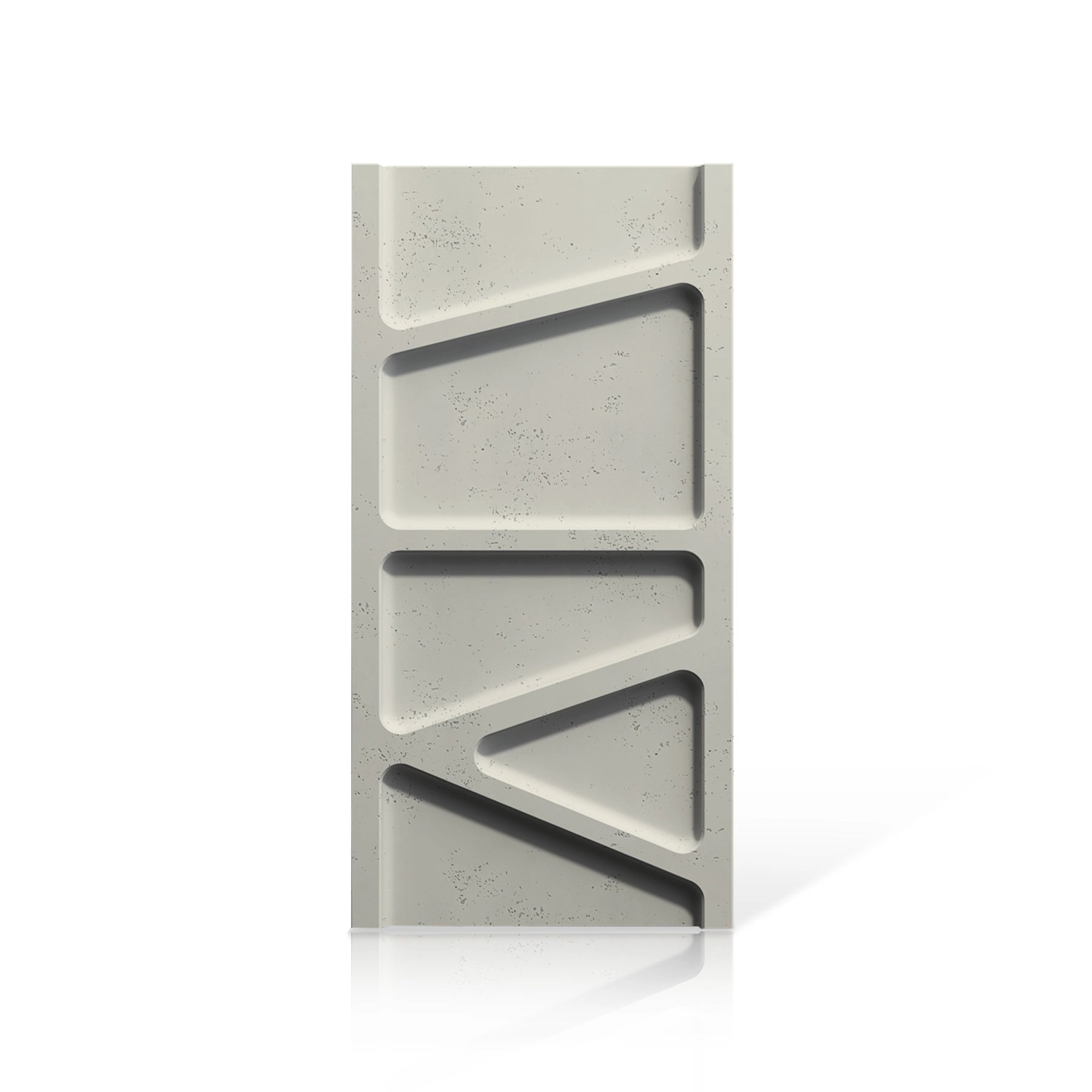 3D Concrete Wall Panels PARALELL colour swatch on white background DecorMania UK