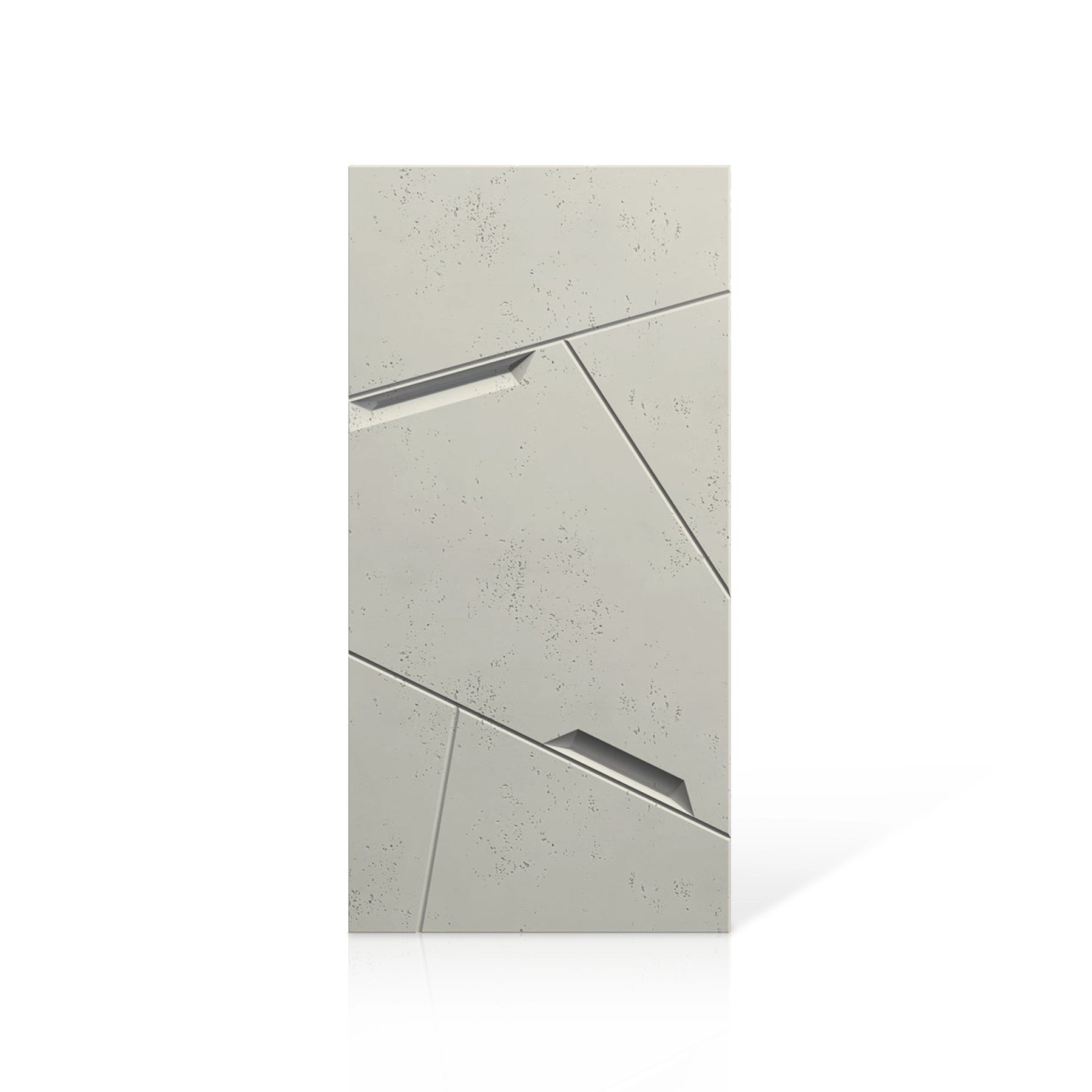 3D Concrete Wall Panels STOWAWAY colour swatch on white background DecorMania UK