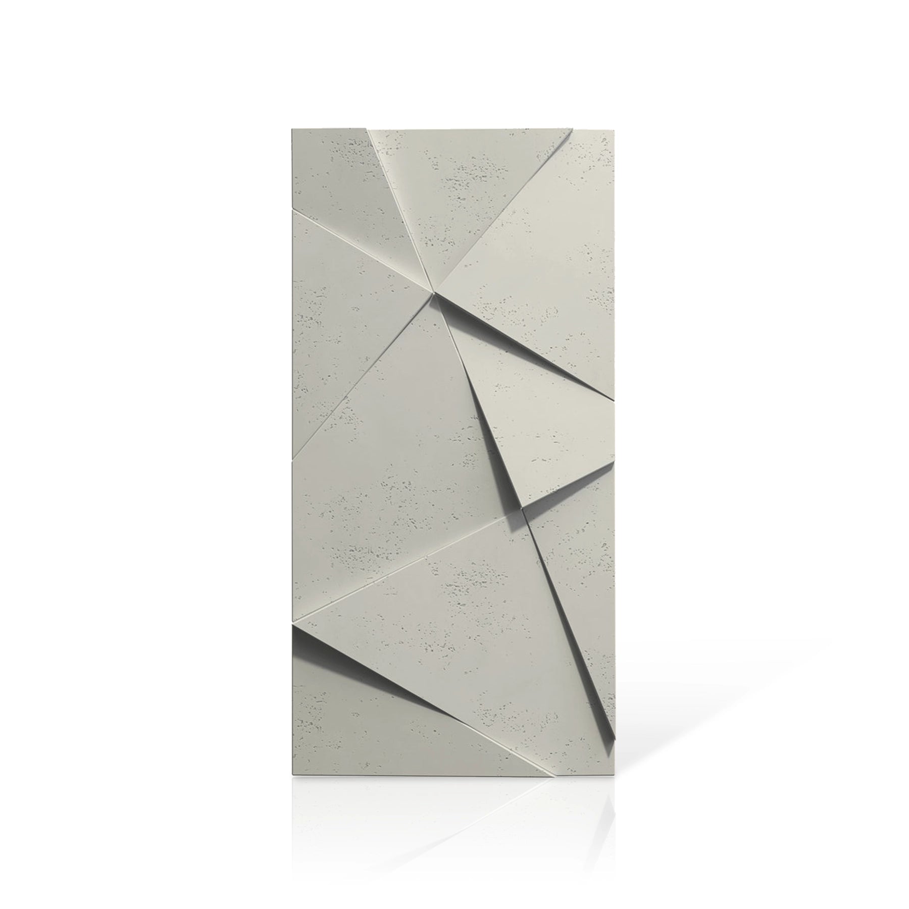 3D Concrete Wall Panels CRYSTAL colour swatch on white background DecorMania UK