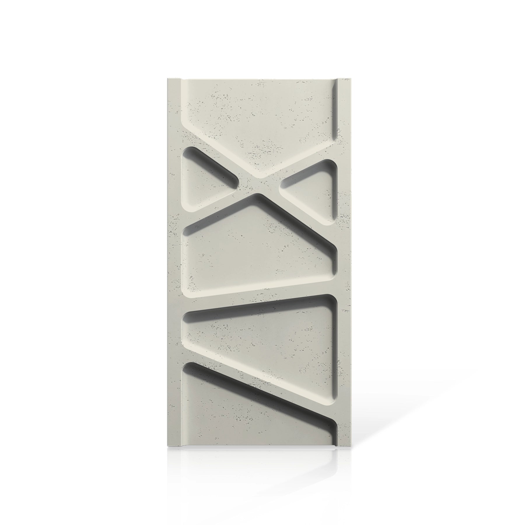3D Concrete Wall Panels PARALELL colour swatch on white background DecorMania UK