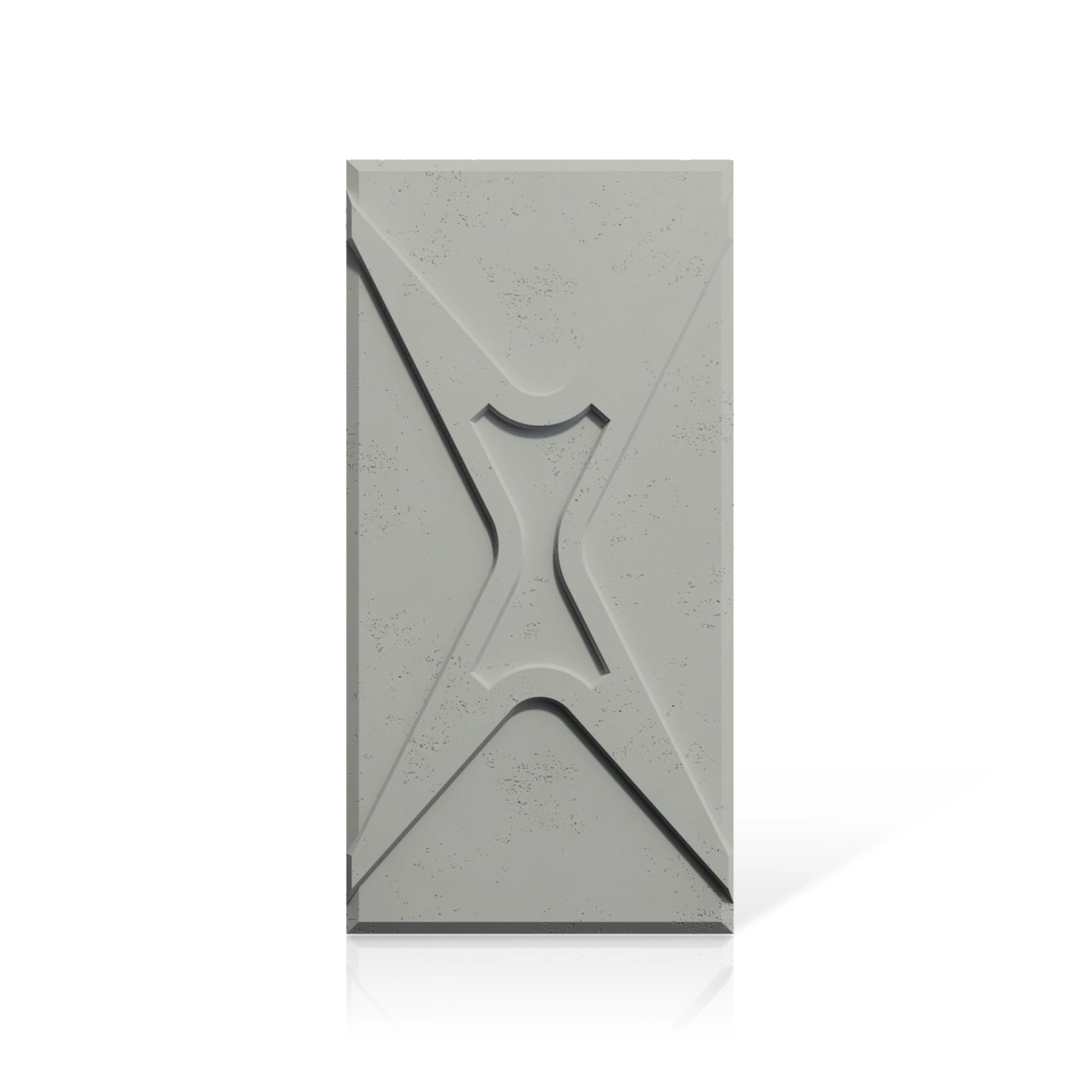 3D Concrete Wall Panels STARS colour swatch on white background DecorMania UK