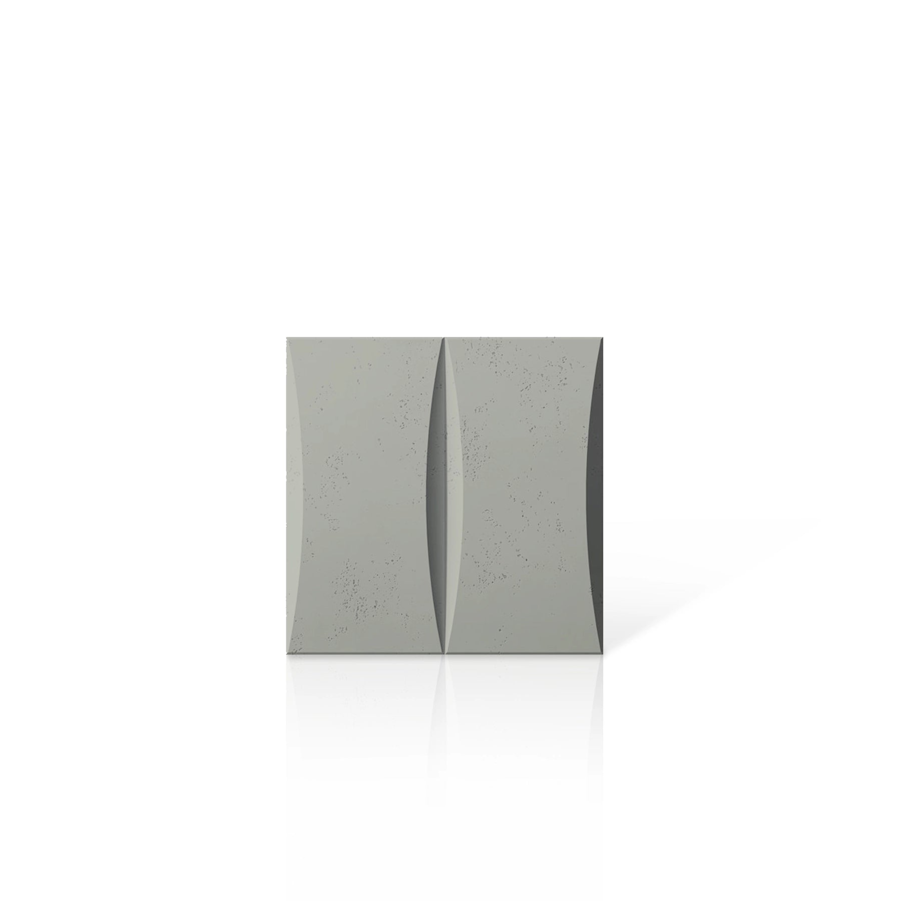 3D Concrete Wall Panels BLOCK colour swatch on white background DecorMania UK