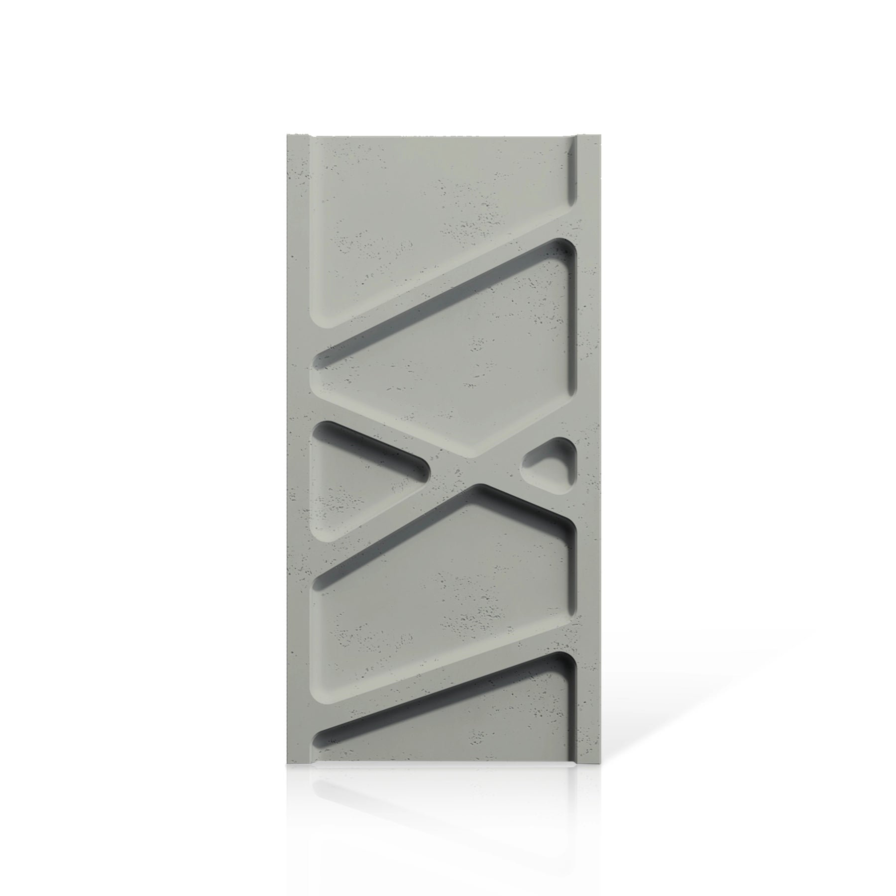 3D Concrete Wall Panels PARALELL colour swatch on white background DecorMania UK