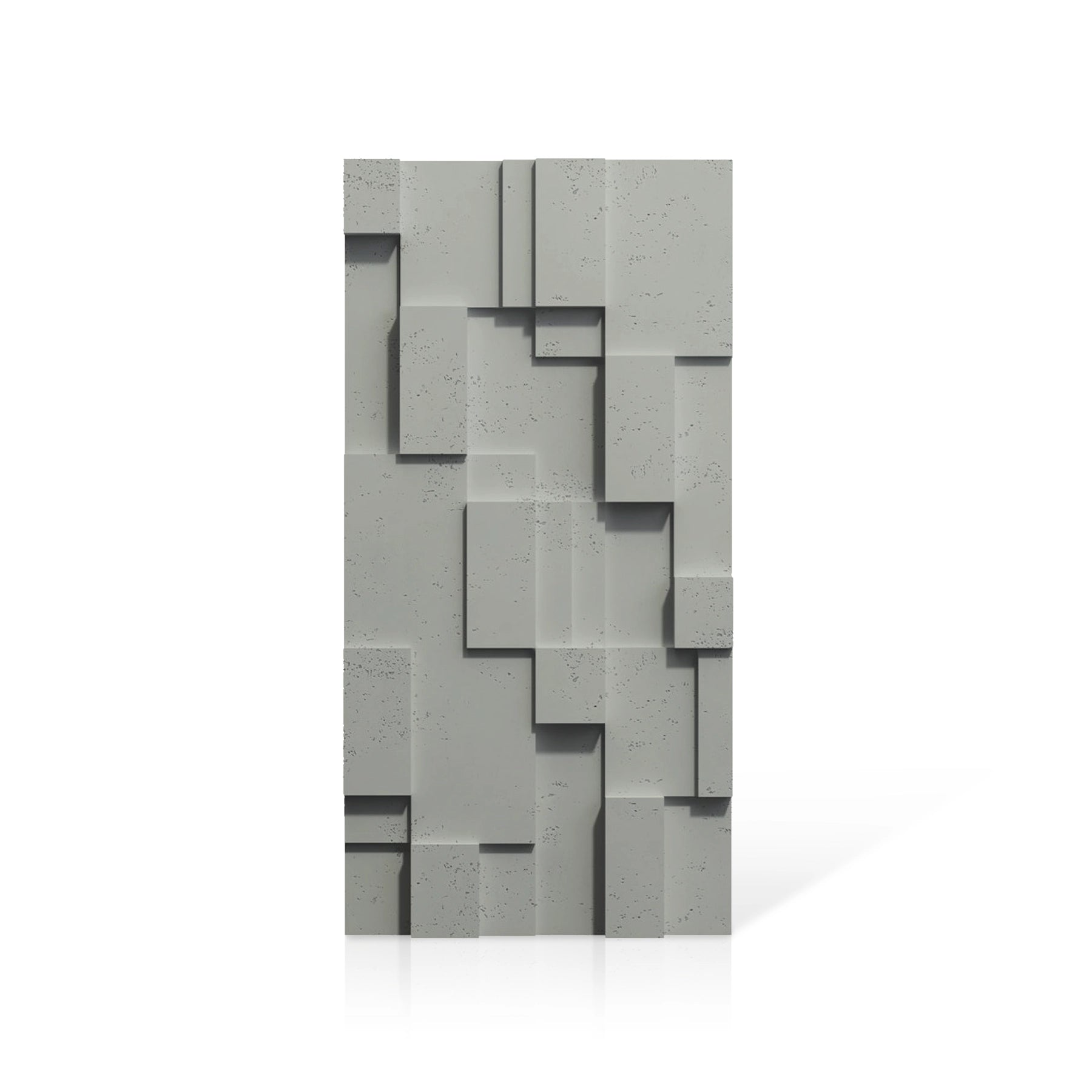 3D Concrete Wall Panels STAIRS colour swatch on white background DecorMania UK
