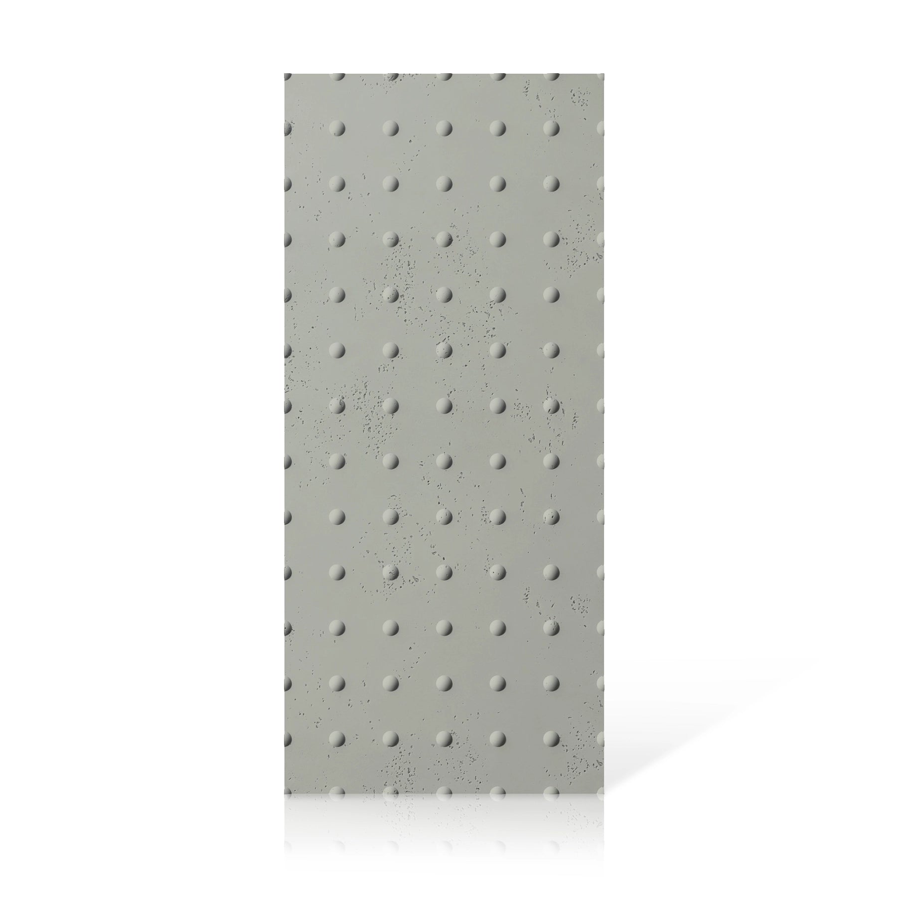 3D Concrete Wall Panels STEEL DOTS colour swatch on white background DecorMania UK