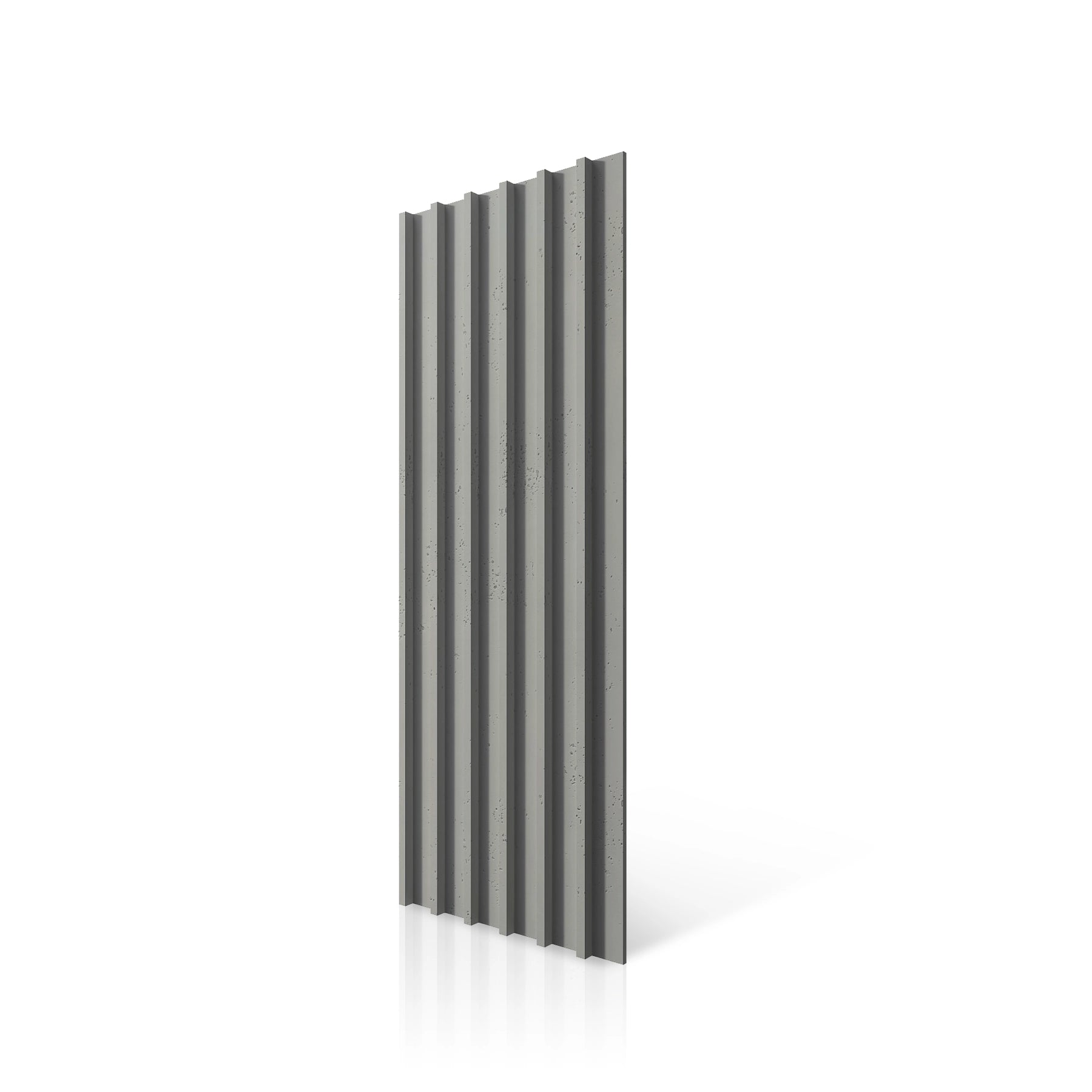 3D Concrete Wall Panels RIFT L colour swatch on white background DecorMania UK