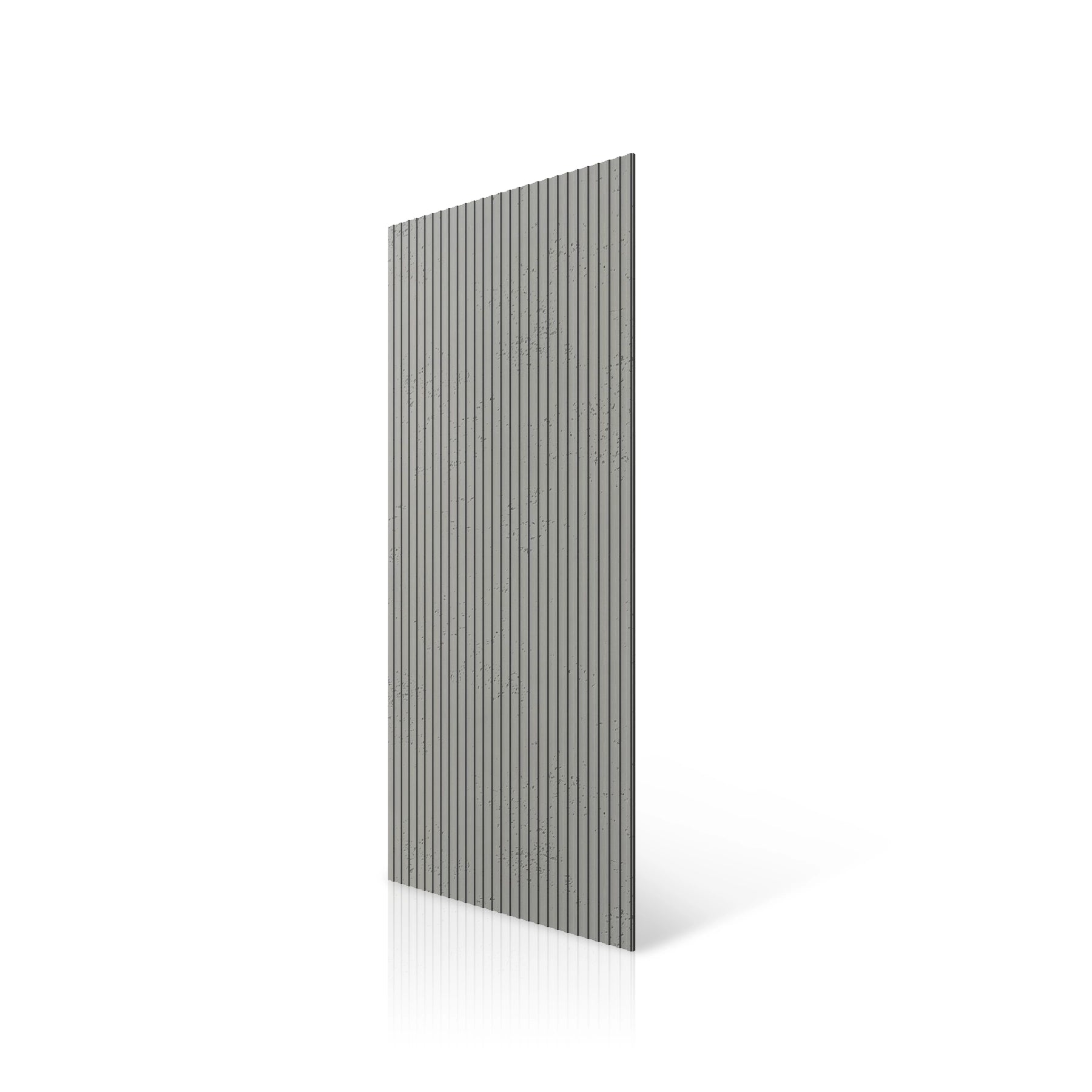 3D Concrete Wall Panels GROOVE colour swatch on white background DecorMania UK