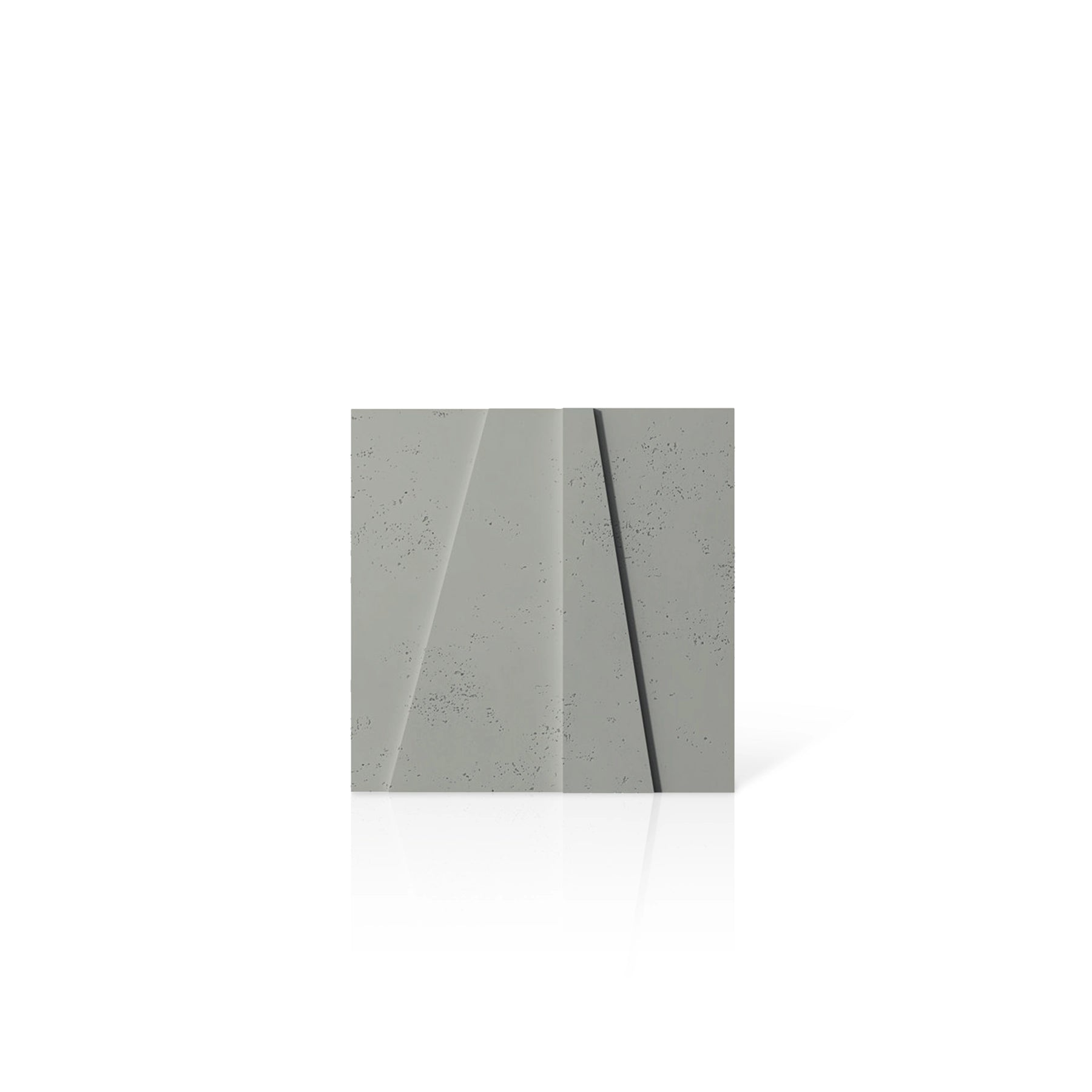 3D Concrete Wall Panels BOOKCASE colour swatch on white background DecorMania UK
