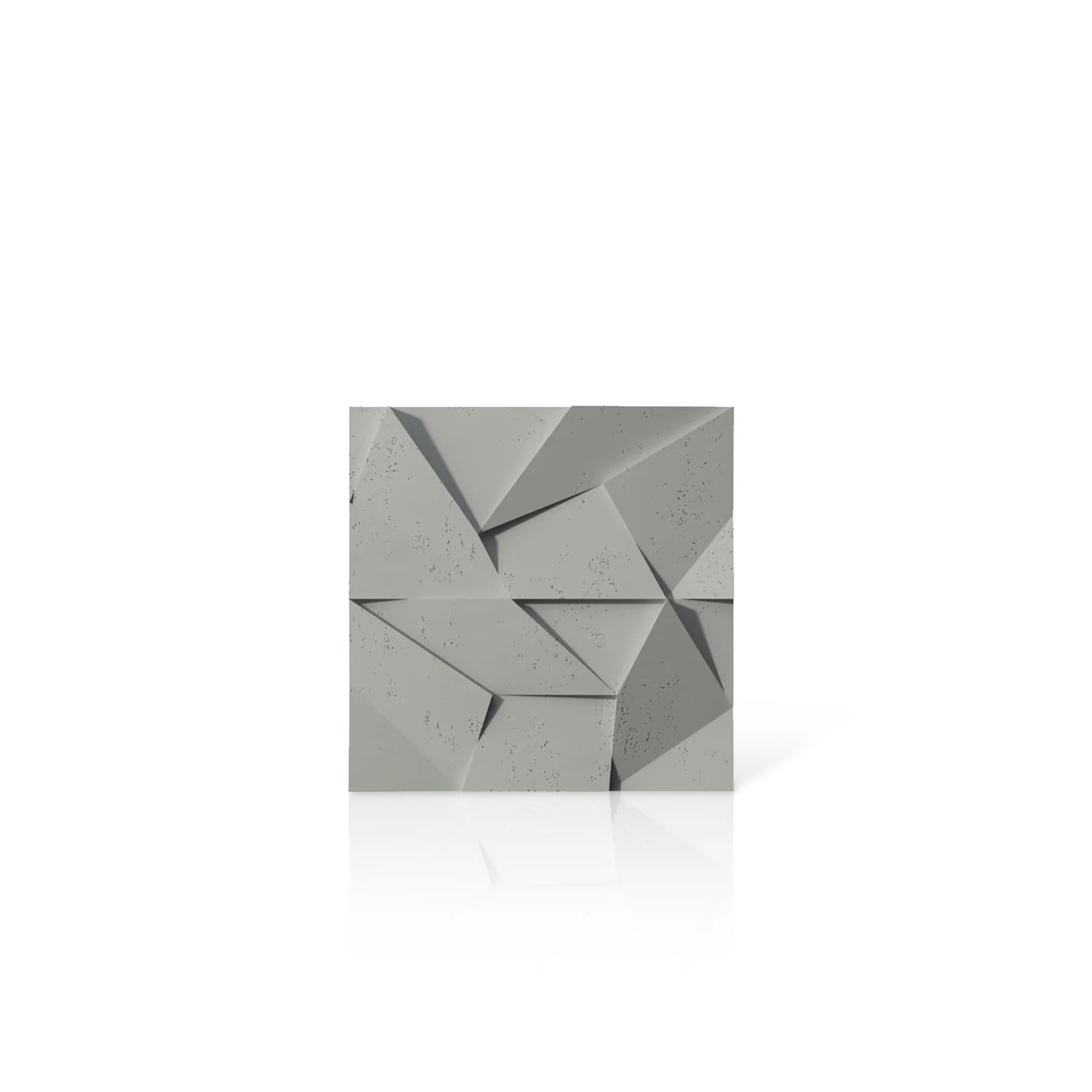 3D Concrete Wall Panels MULTICRYSTAL colour swatch on white background DecorMania UK