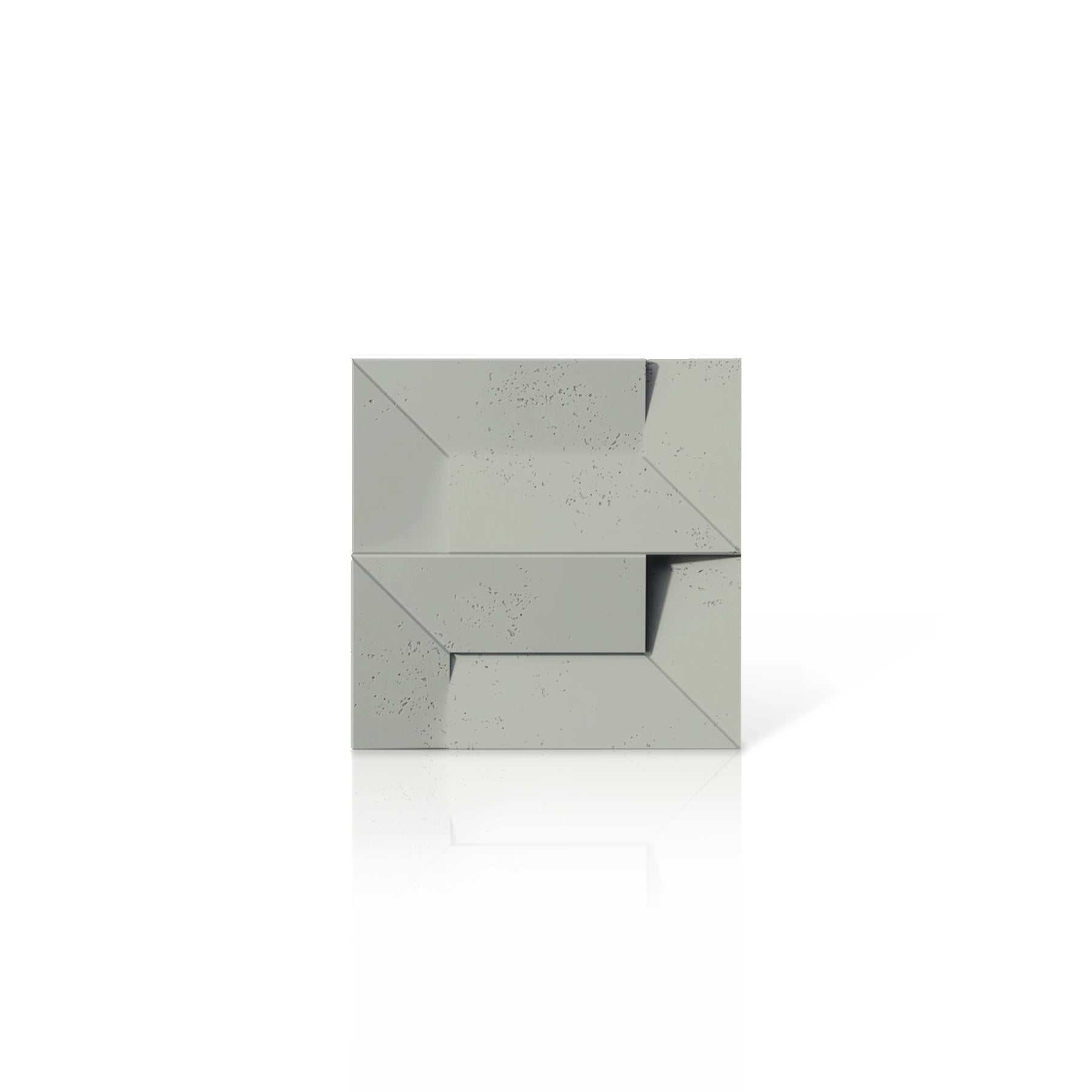 3D Concrete Wall Panels TRANSFORMER colour swatch on white background DecorMania UK