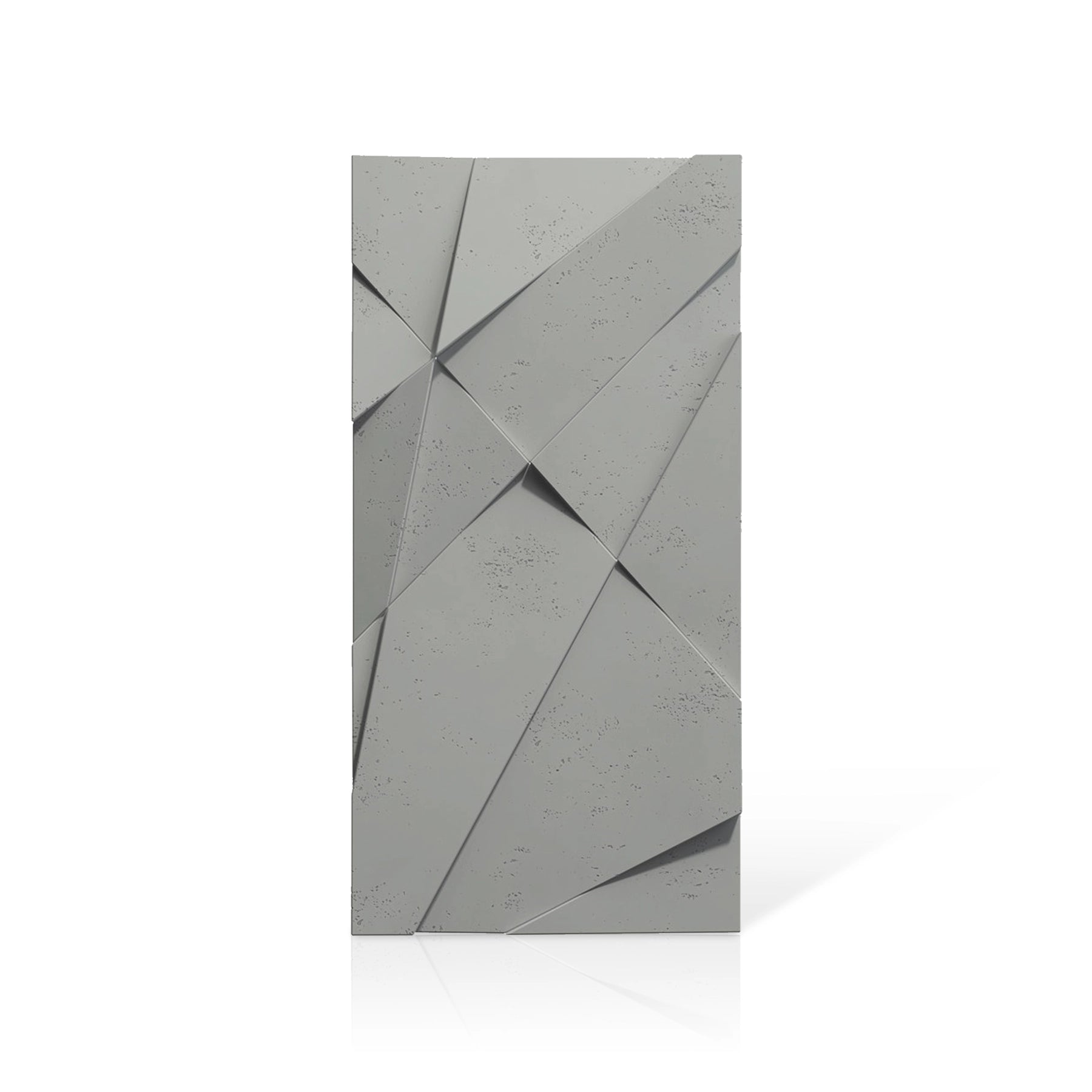 3D Concrete Wall Panels CRYSTAL colour swatch on white background DecorMania UK