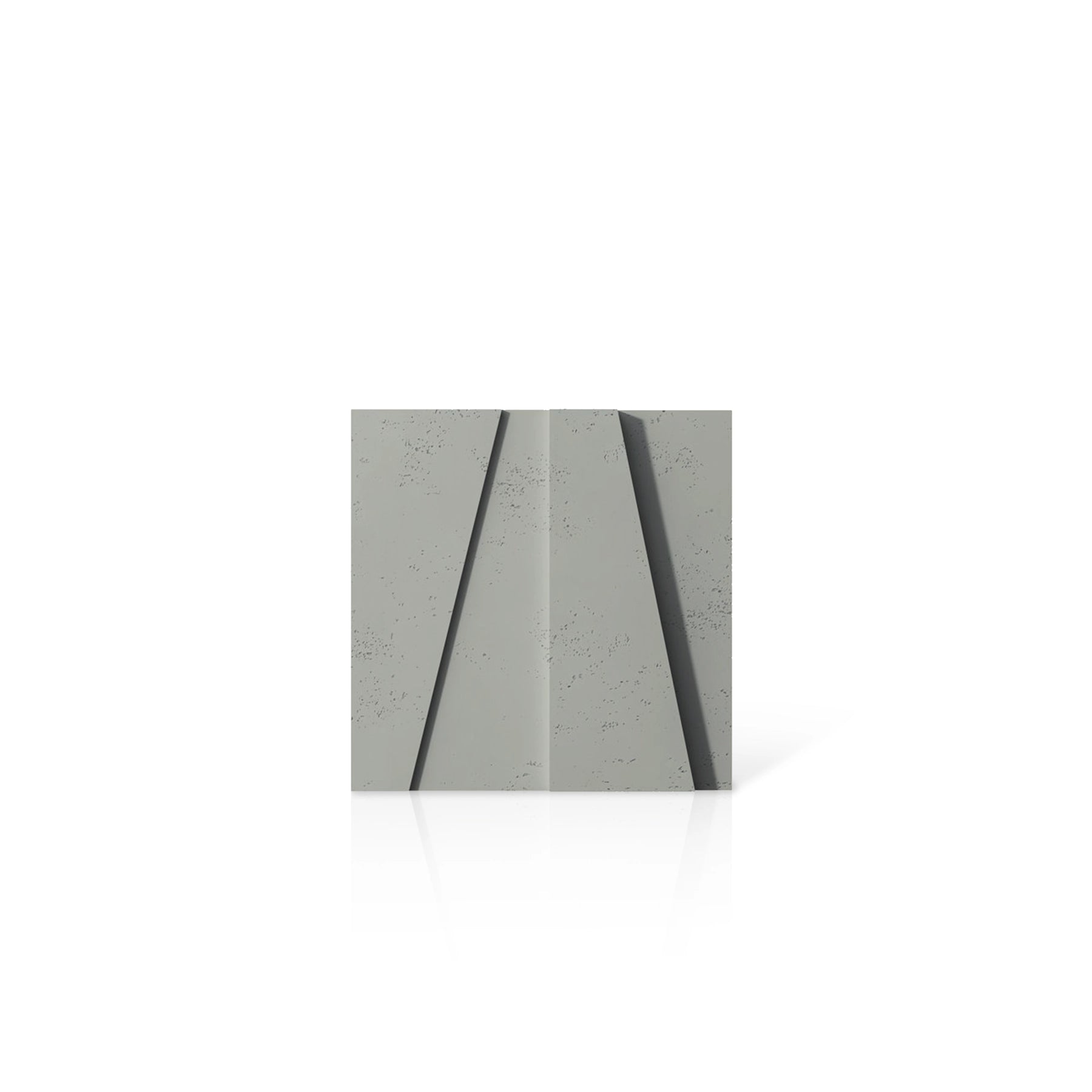 3D Concrete Wall Panels BOOKCASE colour swatch on white background DecorMania UK