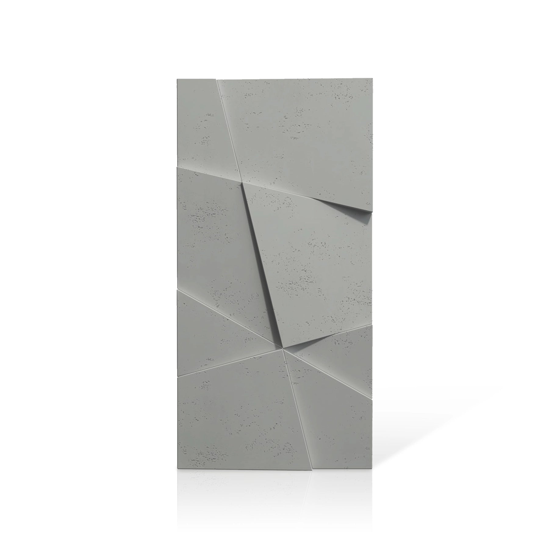 3D Concrete Wall Panels CRYSTAL colour swatch on white background DecorMania UK