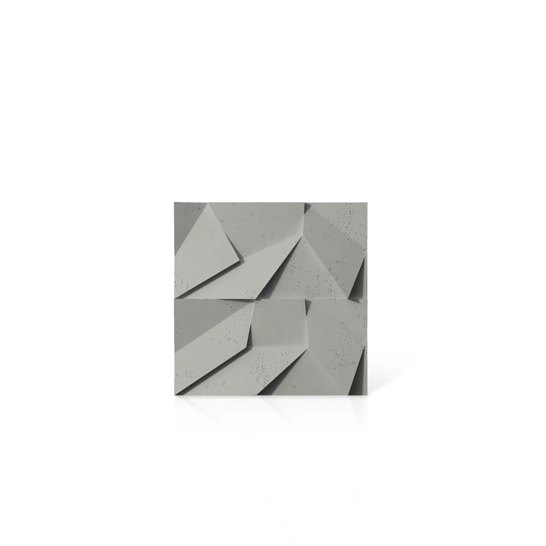 3D Concrete Wall Panels MULTICRYSTAL colour swatch on white background DecorMania UK