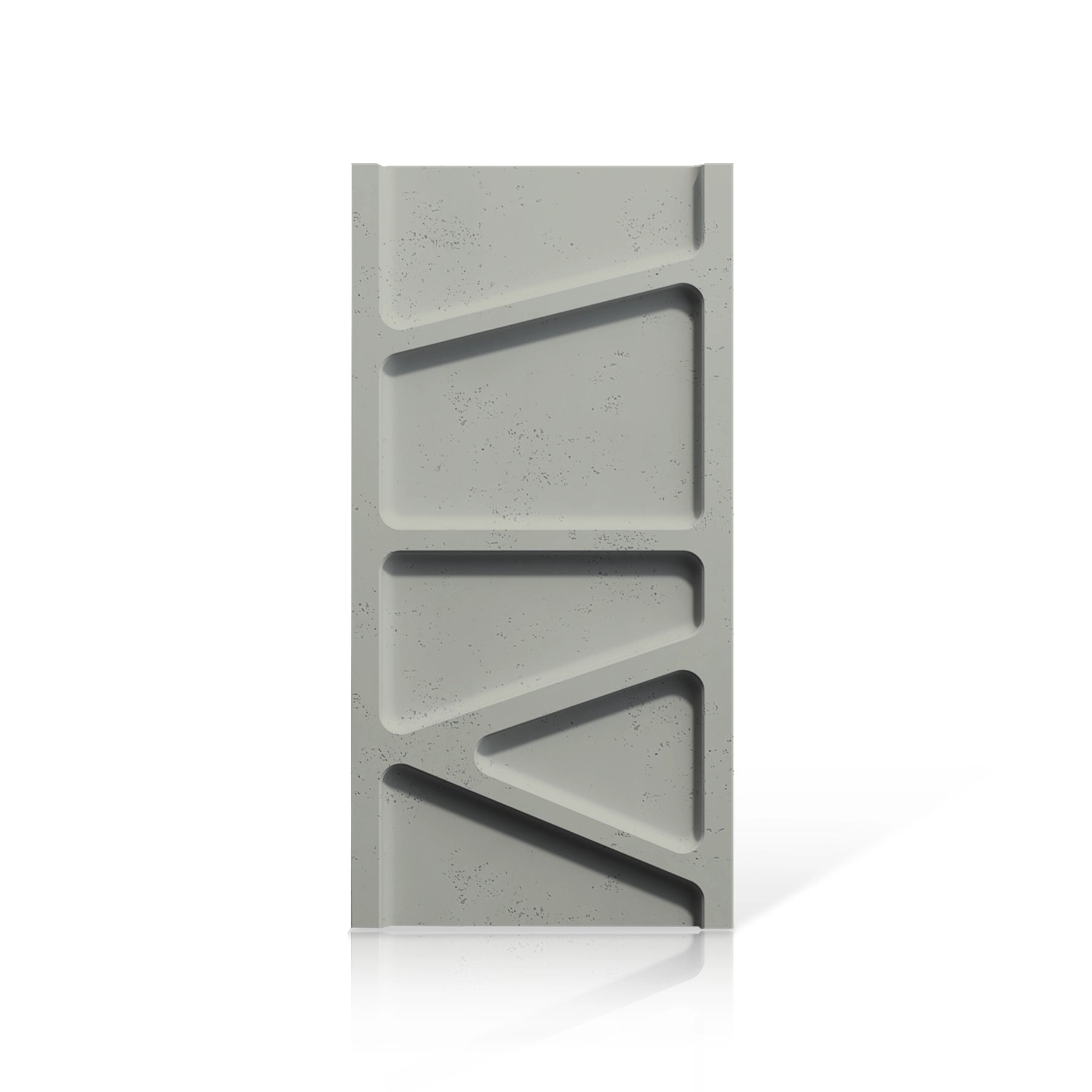 3D Concrete Wall Panels PARALELL colour swatch on white background DecorMania UK