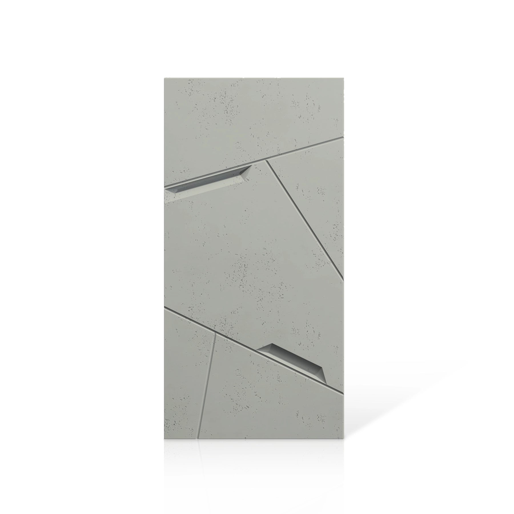 3D Concrete Wall Panels STOWAWAY colour swatch on white background DecorMania UK