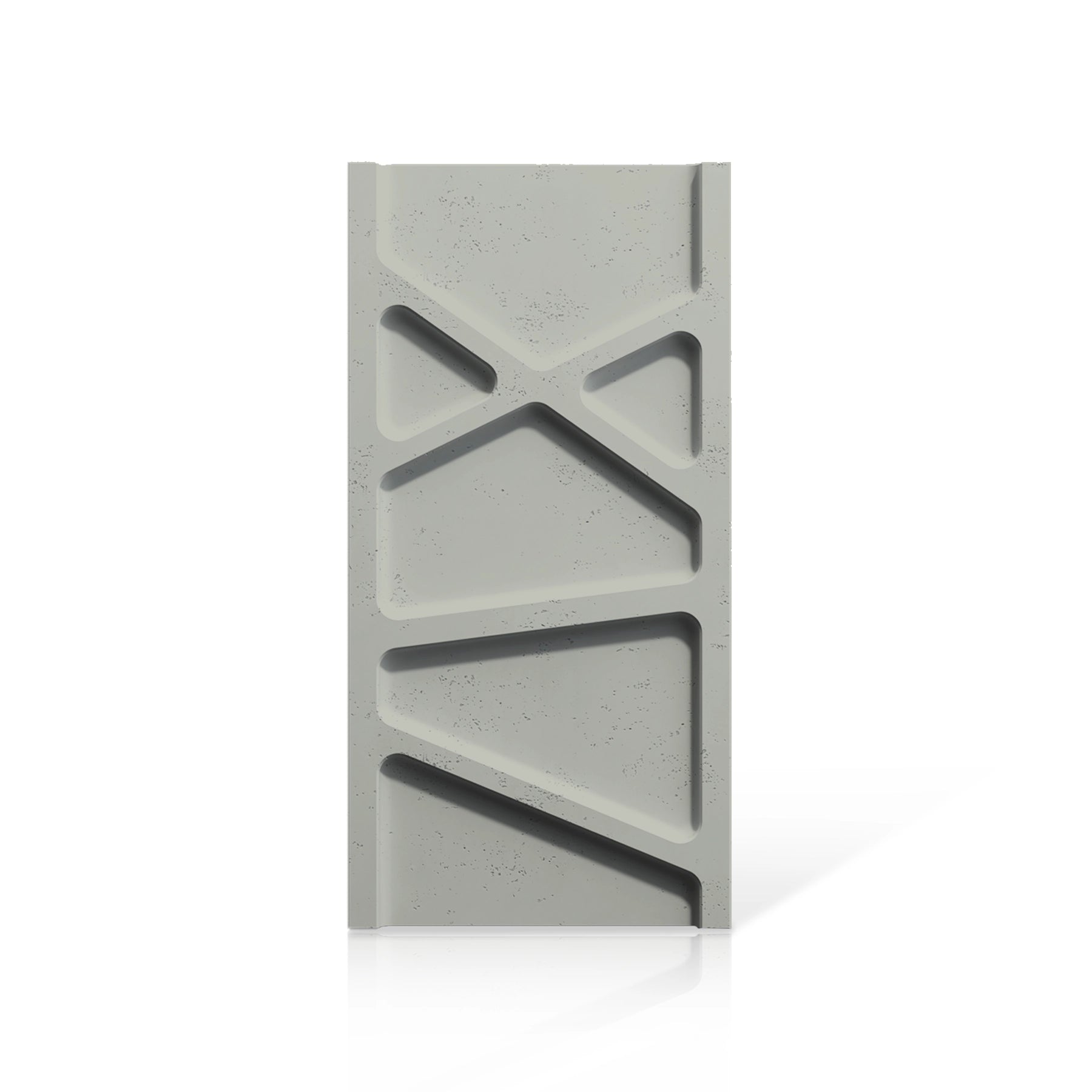 3D Concrete Wall Panels PARALELL colour swatch on white background DecorMania UK
