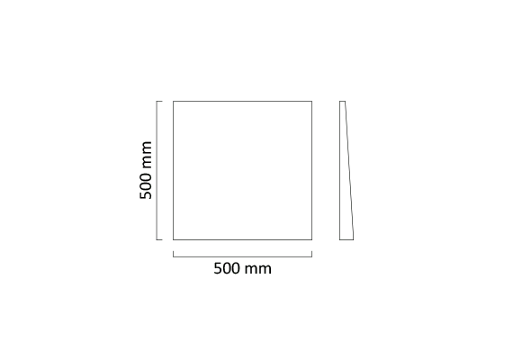 CUBE 3D Soft Acoustic Wall Panels panel dimensions | DecorMania UK